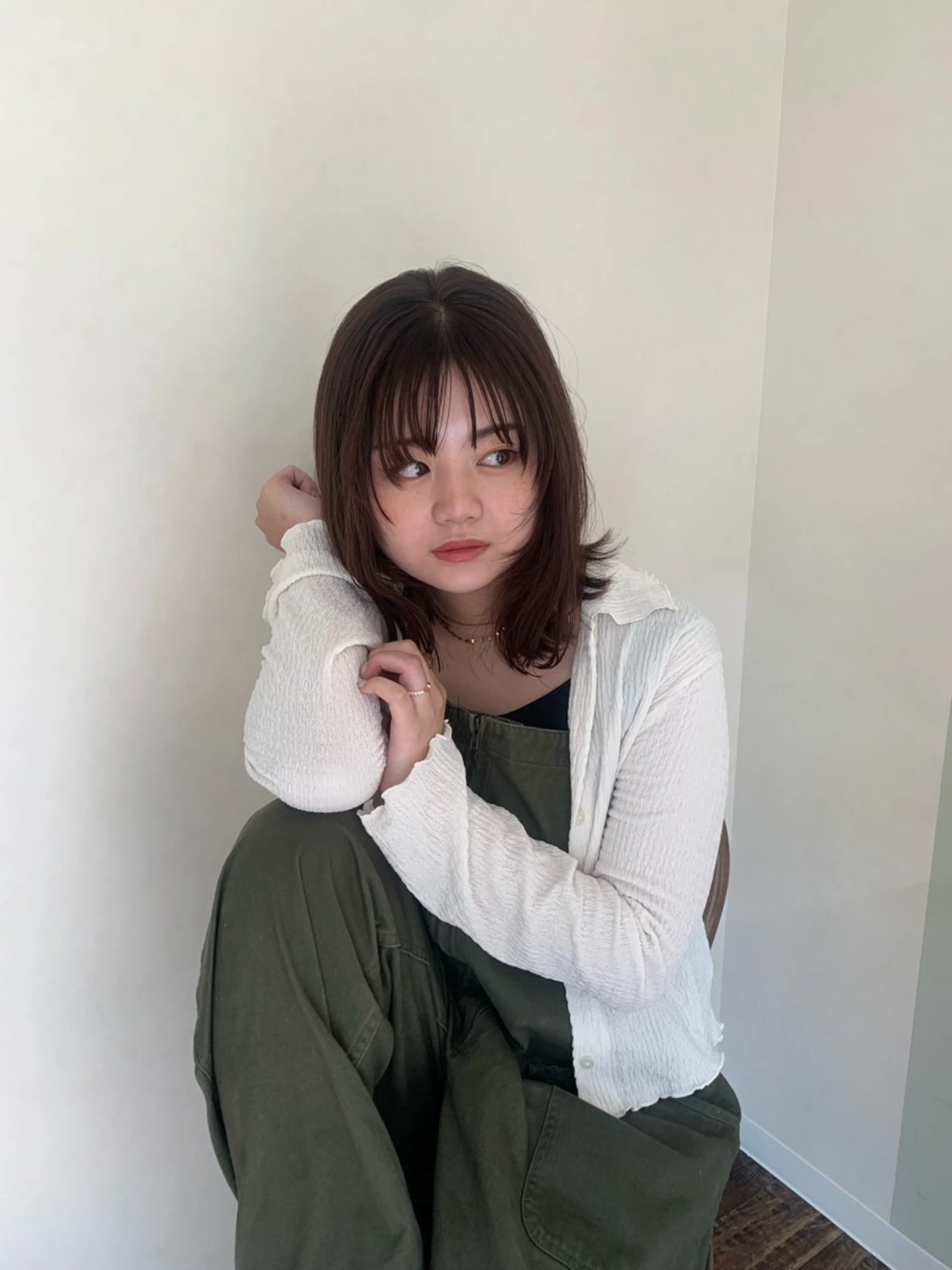 ミディアム 。⚪︎＊根本 かりん＊。⚪︎のヘアスタイル
