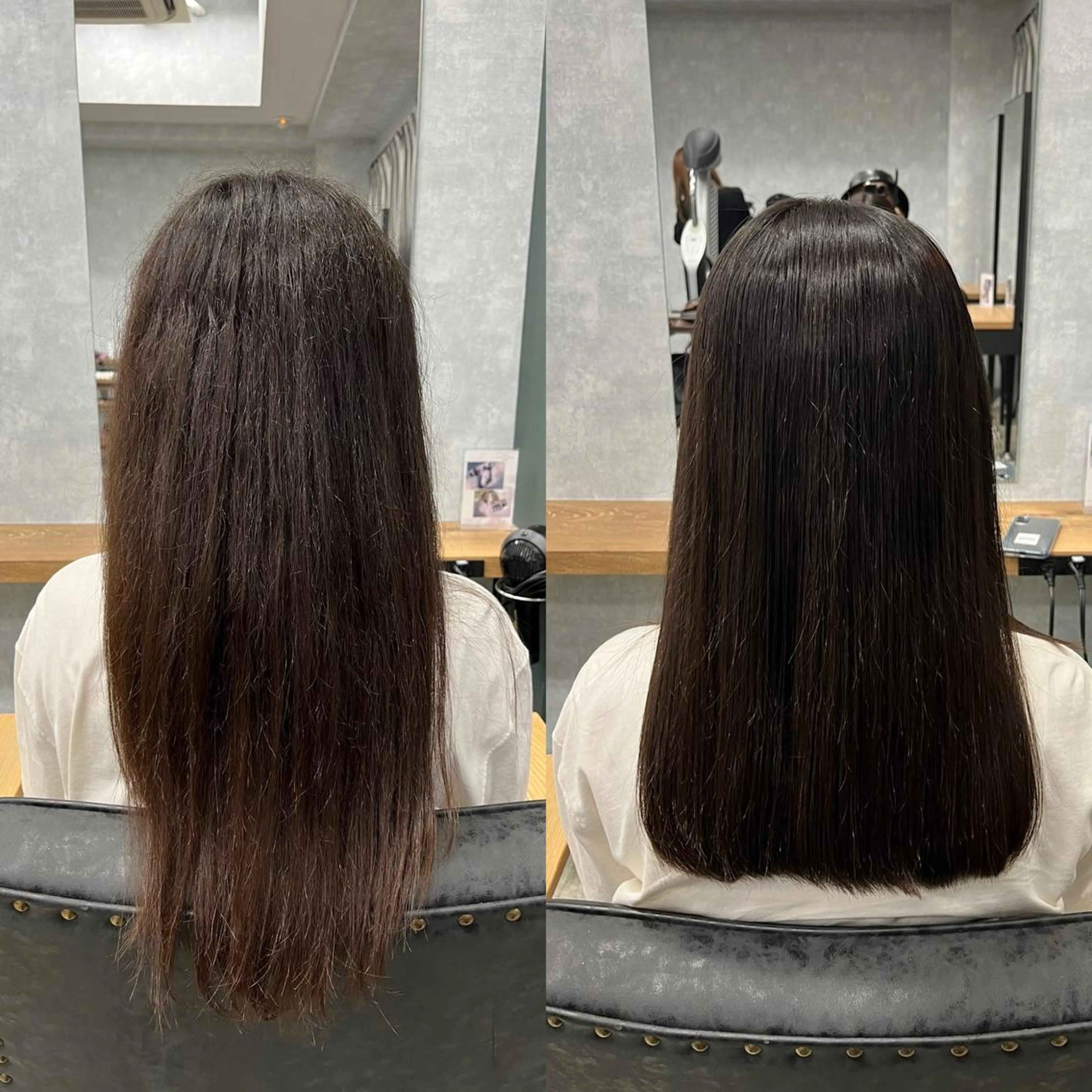 ロング カット ヘアカラー 縮毛矯正 トリートメント ヘッドスパ 新宿No.1艶髪矯正 美艶カラー/FUKAのヘアスタイル