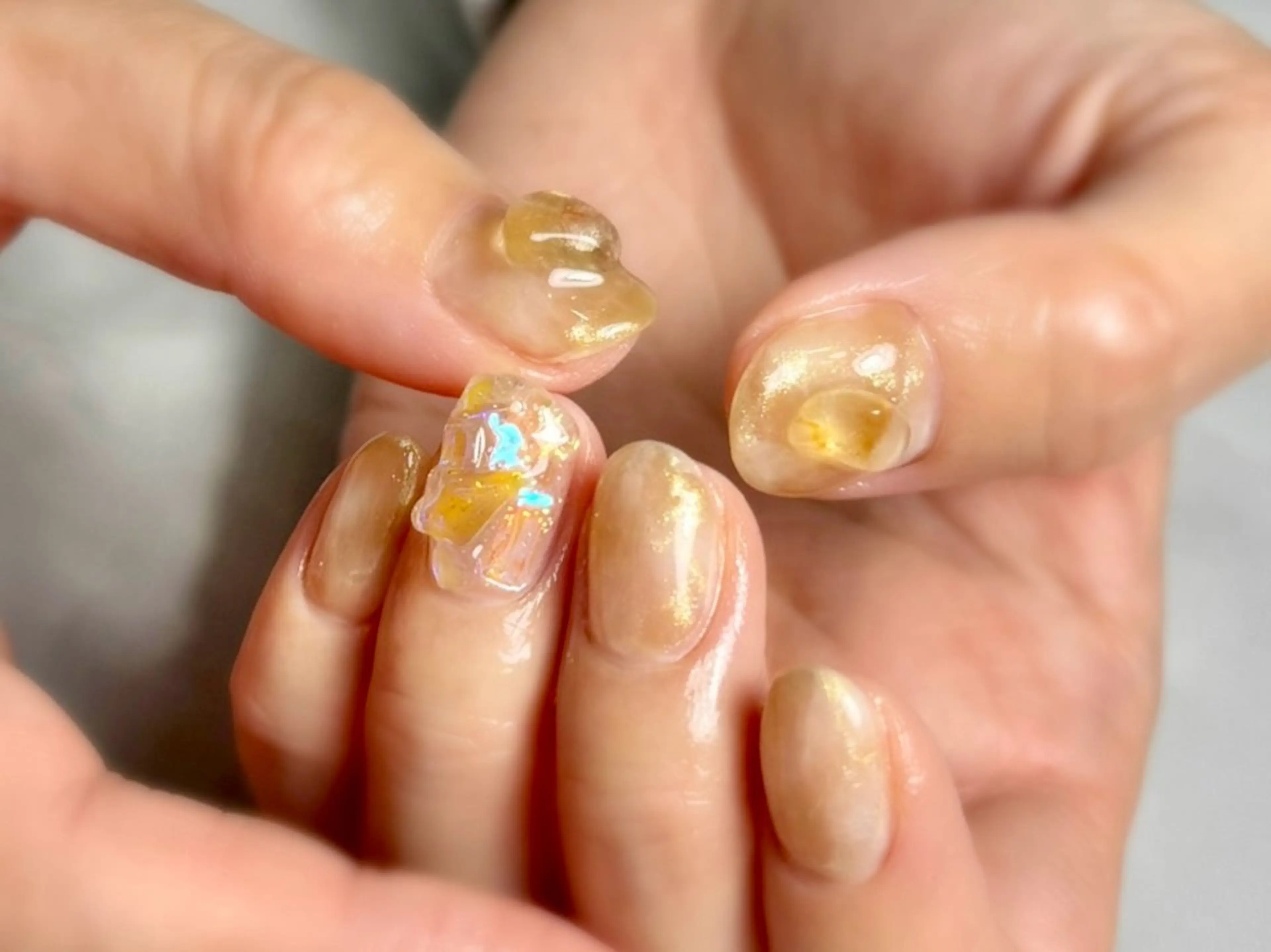 ネイル ニュアンスネイル ハンドネイル Relight RIEのネイルデザイン