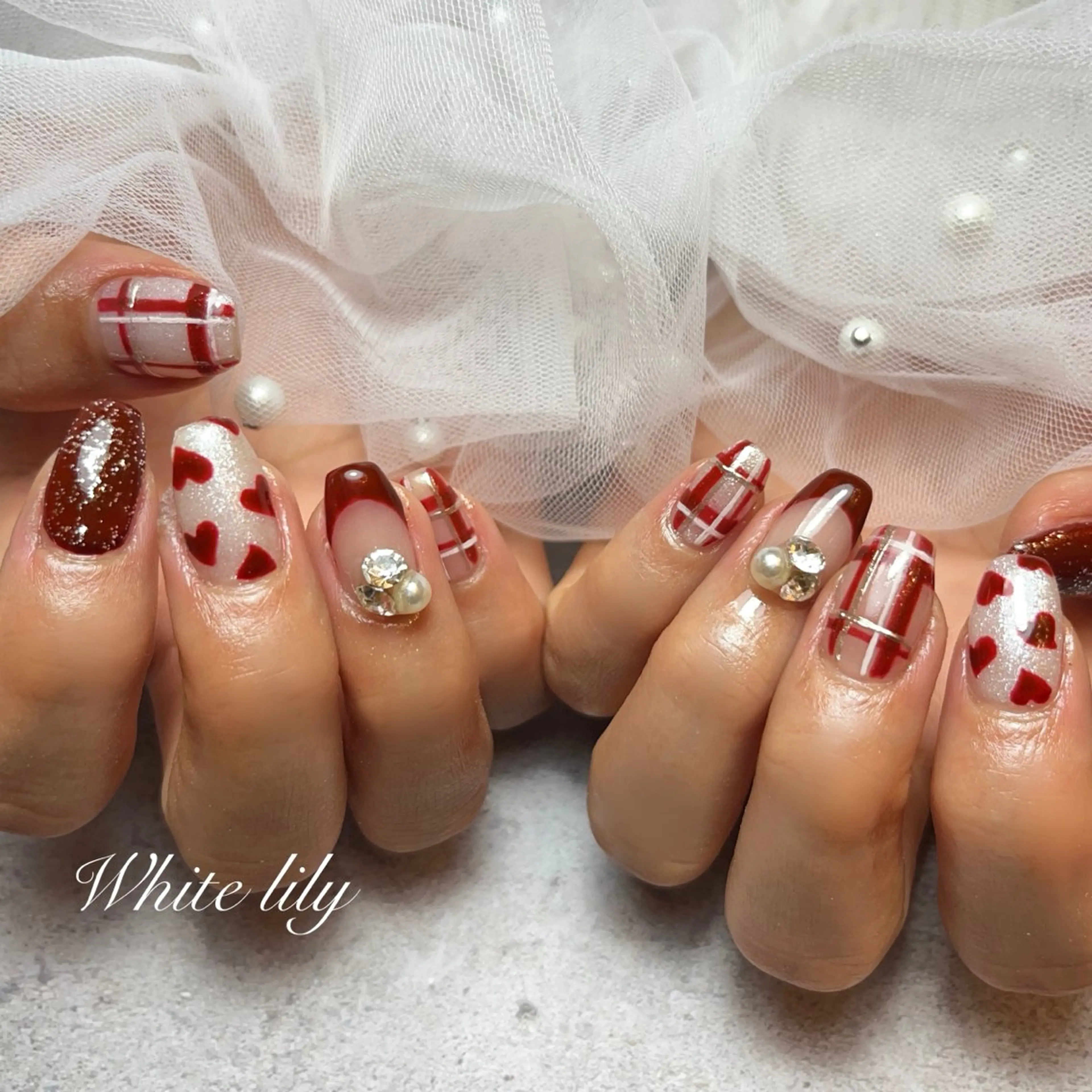 ネイル ハンドネイル 牧田 雅世のネイルデザイン