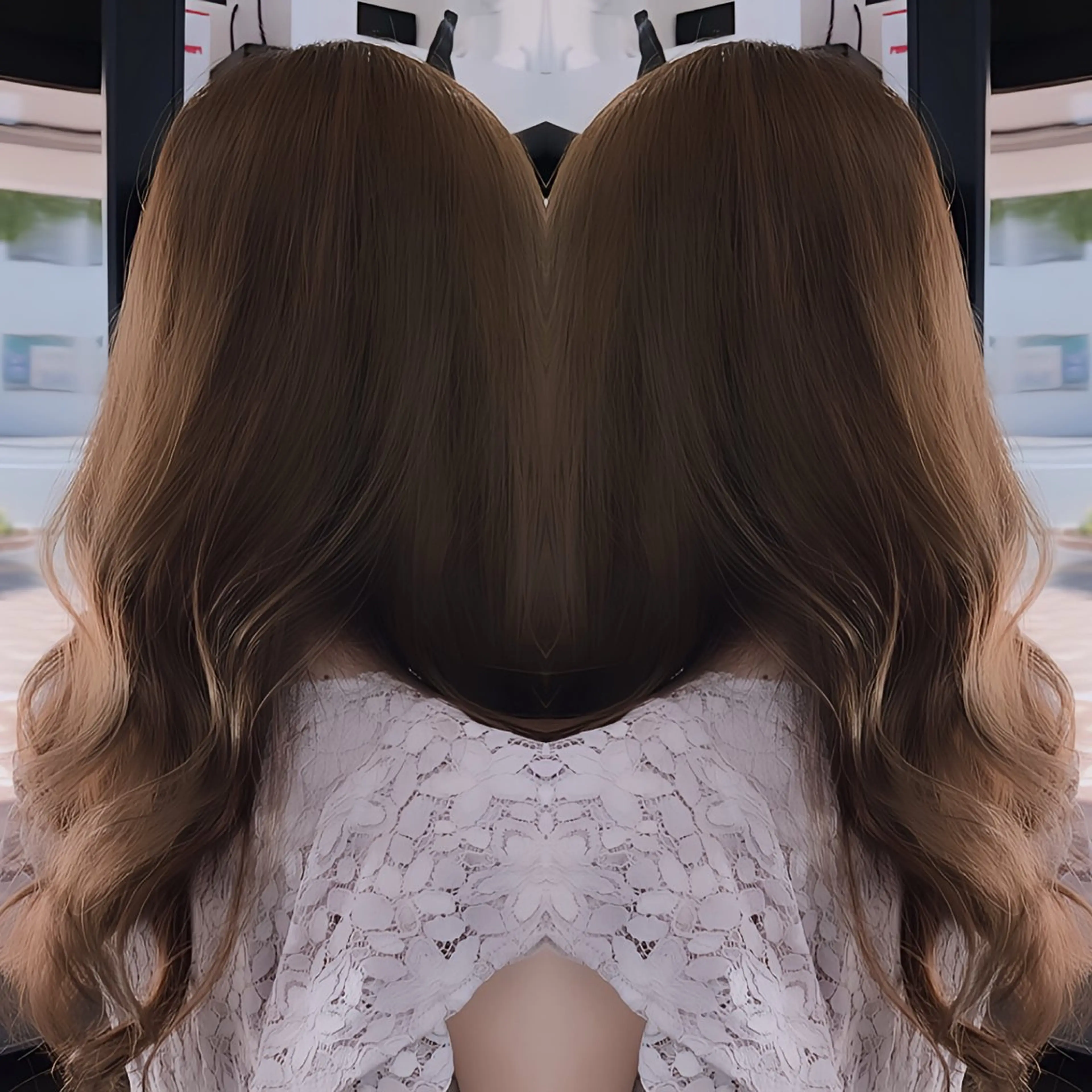ロング カラー カット ヘアカラー トリートメント 韓国ヘア/レイヤー /札幌駅/二平剣士郎のヘアスタイル