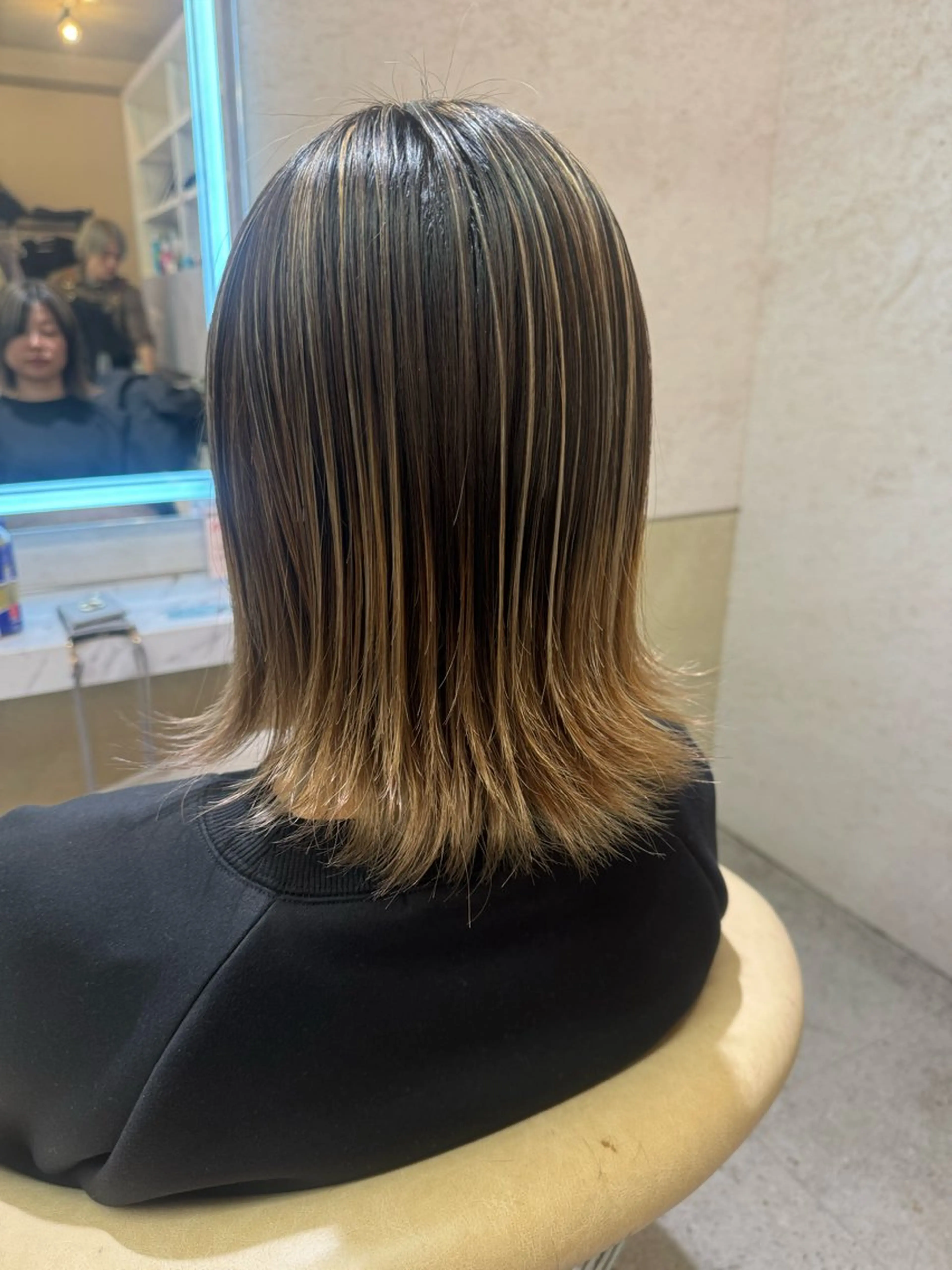 ミディアム カラー メンズスタイル 伊畑優希のヘアスタイル