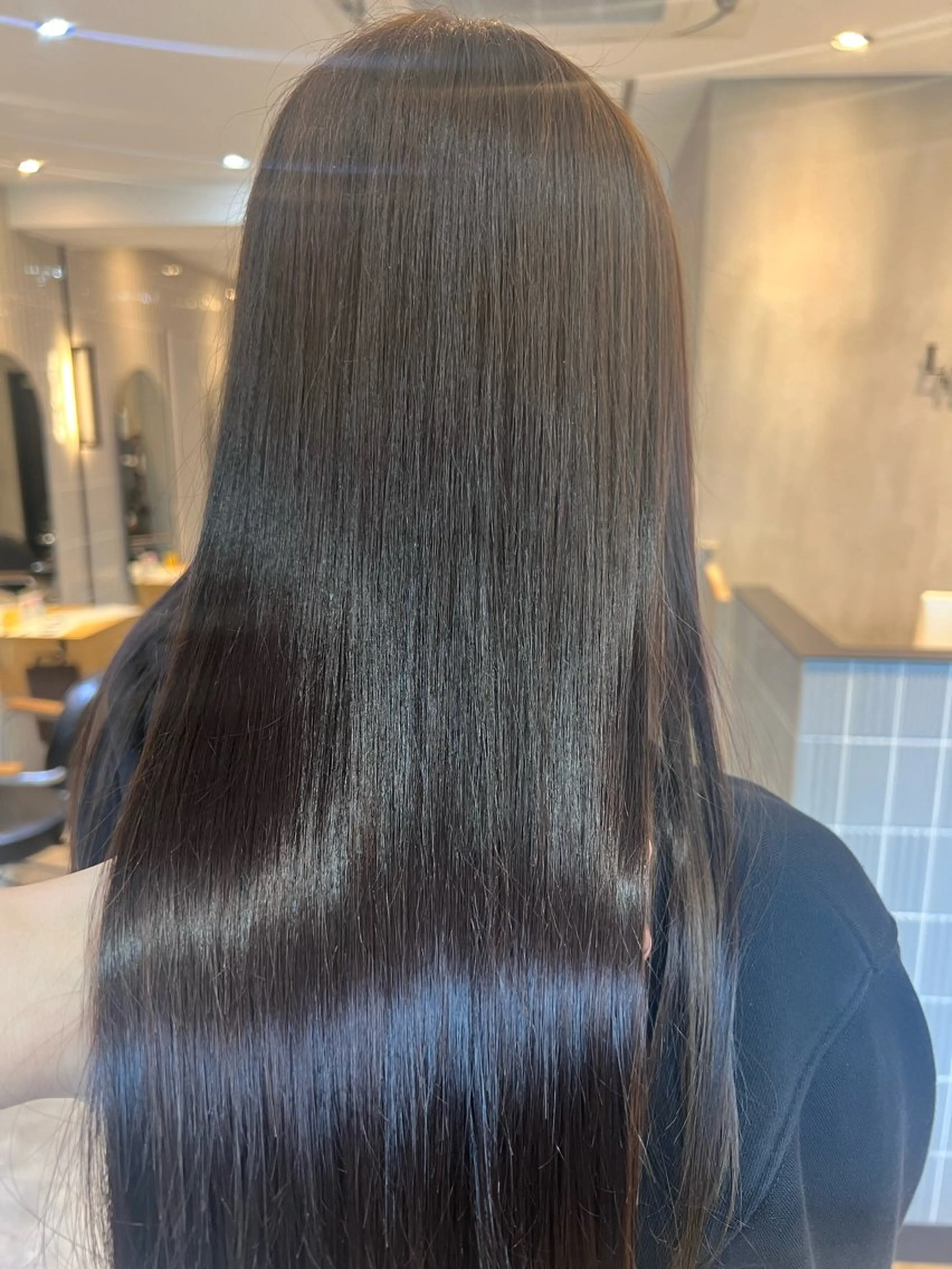 💫縮毛メンテナンス💫前髪縮毛+全体カット💇♀️の写真