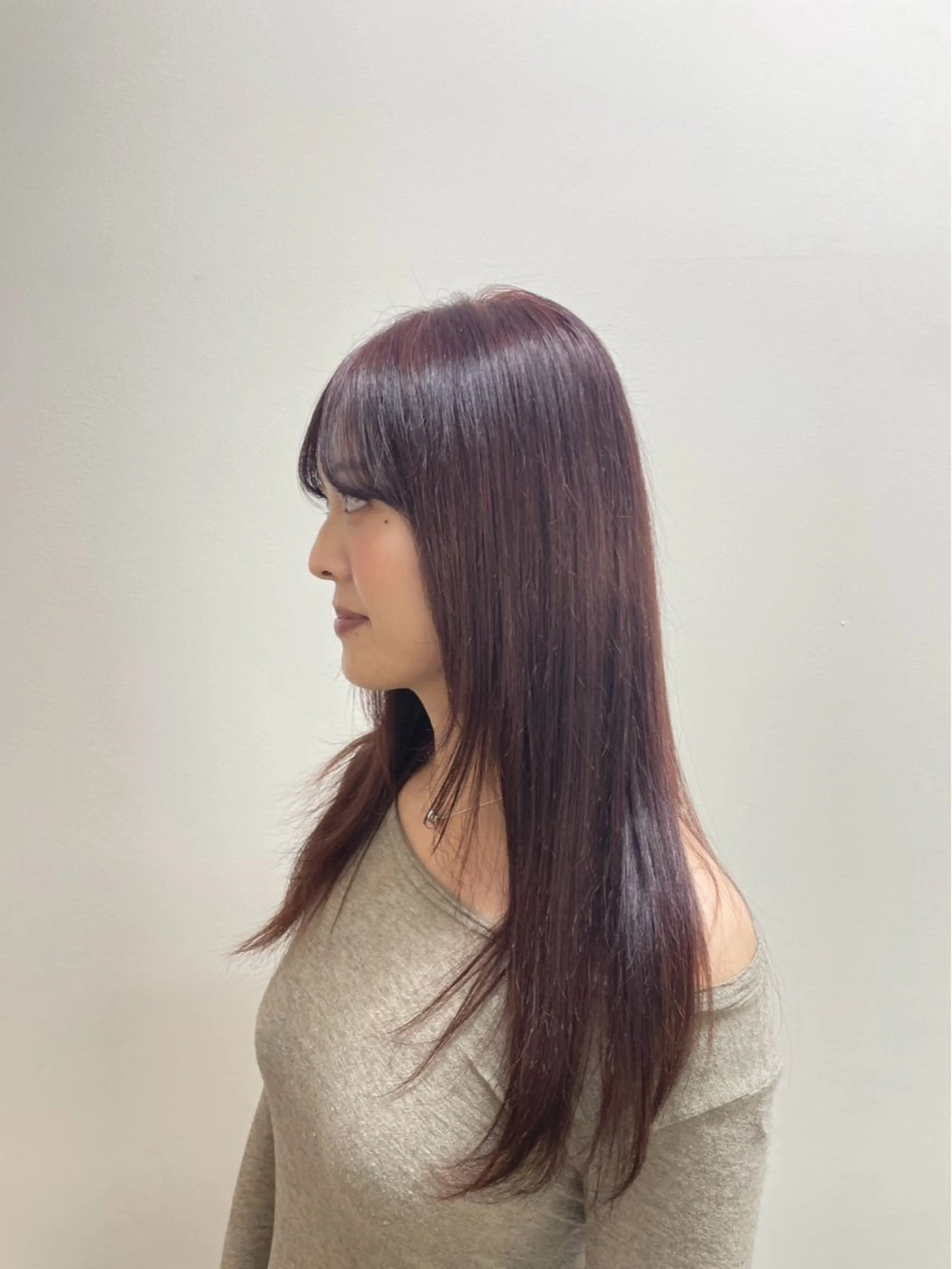 セミロング カラー ブラウンカラー ピンクカラー ピンクブラウン ヘアカラー ❄️透明感カラー / ハイトーン❄️WAOのヘアスタイル