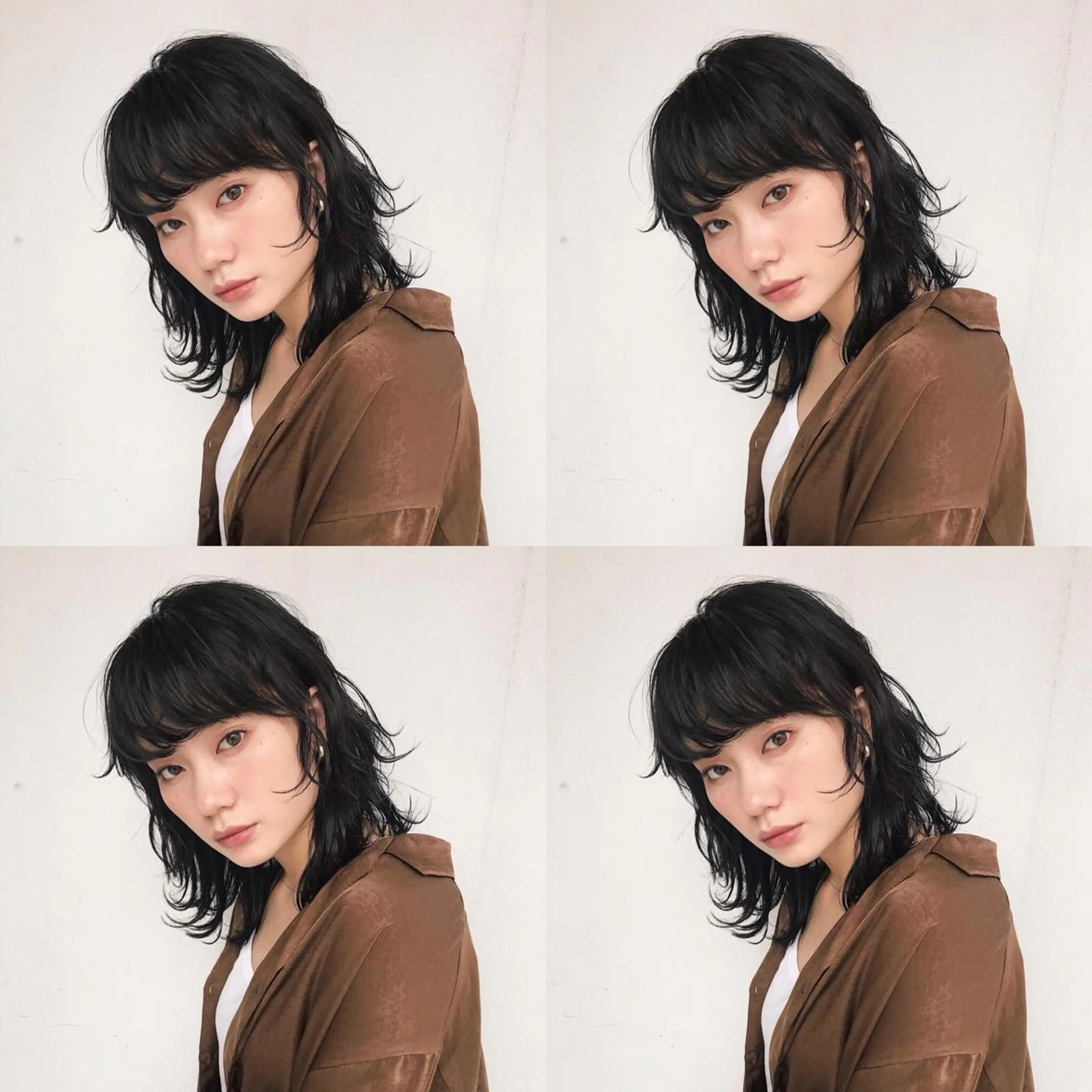 ミディアム カラー パーマ ヘアアレンジ ミディアムパーマ カット ヘアカラー トリートメント GOTODAY SHAiRE   SALON　青山所属・松田 亮葉のヘアスタイル