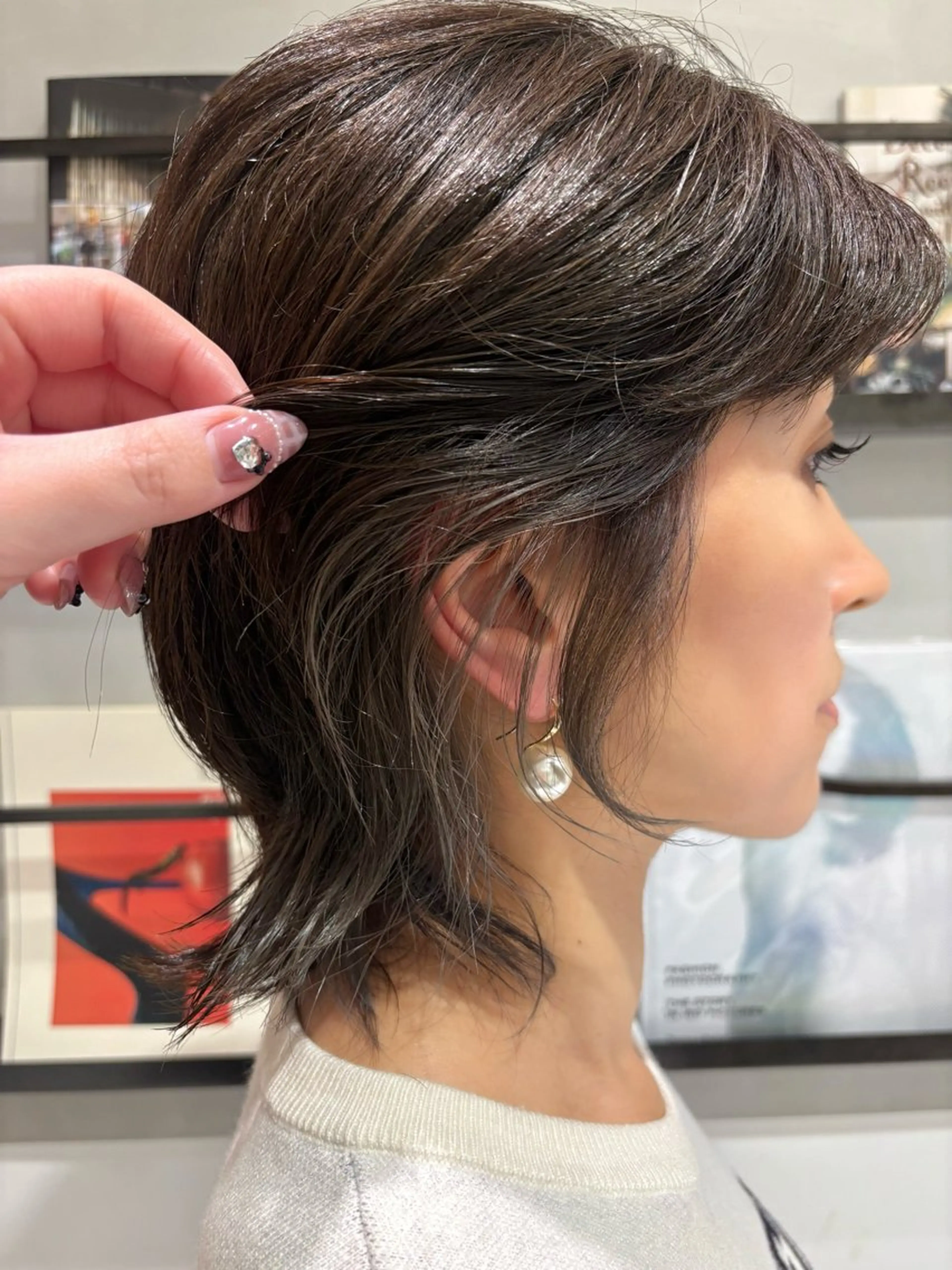 カラー ヘアカラー Rino🎀/盛れる 顔周りカット🪽✩のヘアスタイル