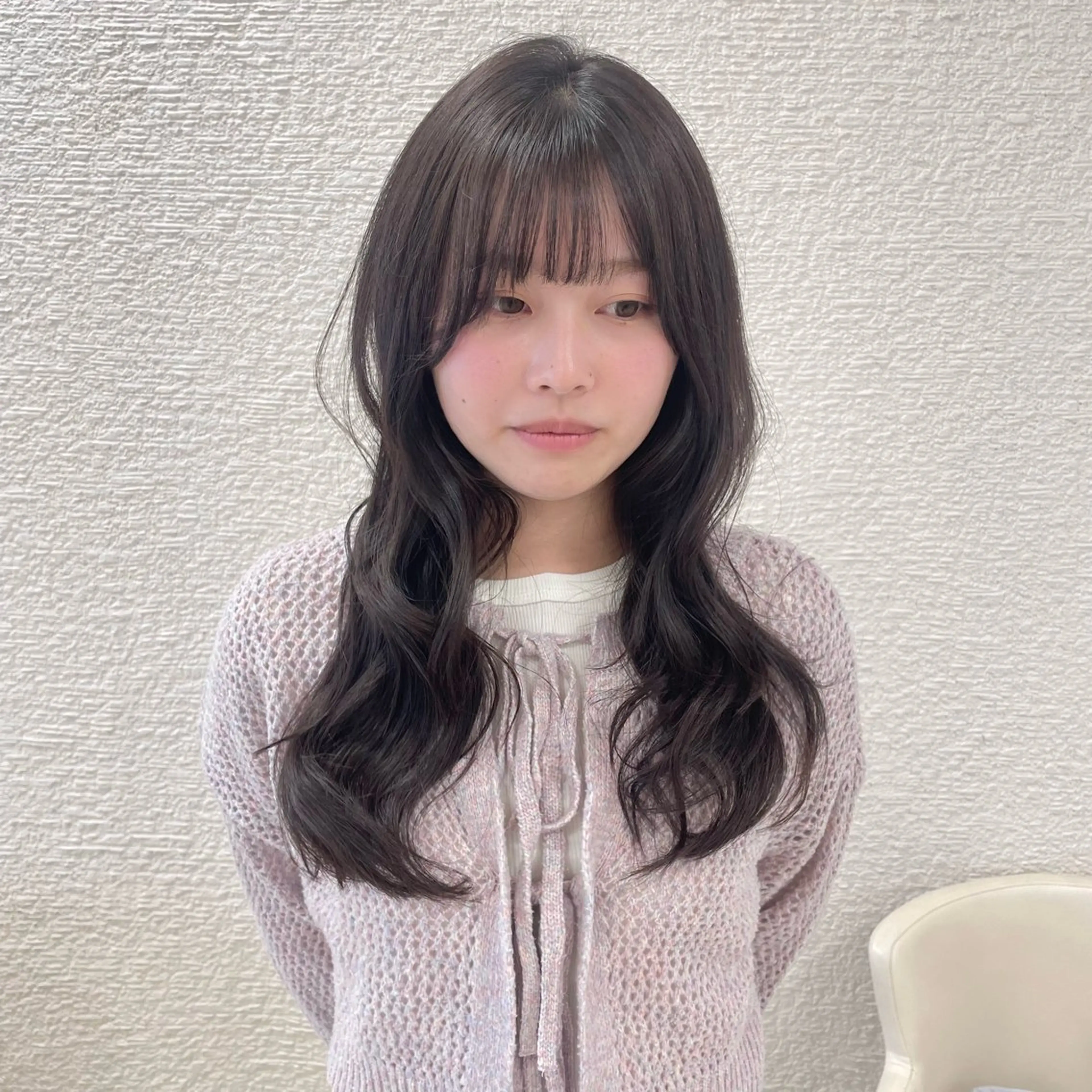 ロング カラー ラベンダー🍇べー ジュ/透明感/AOのヘアスタイル