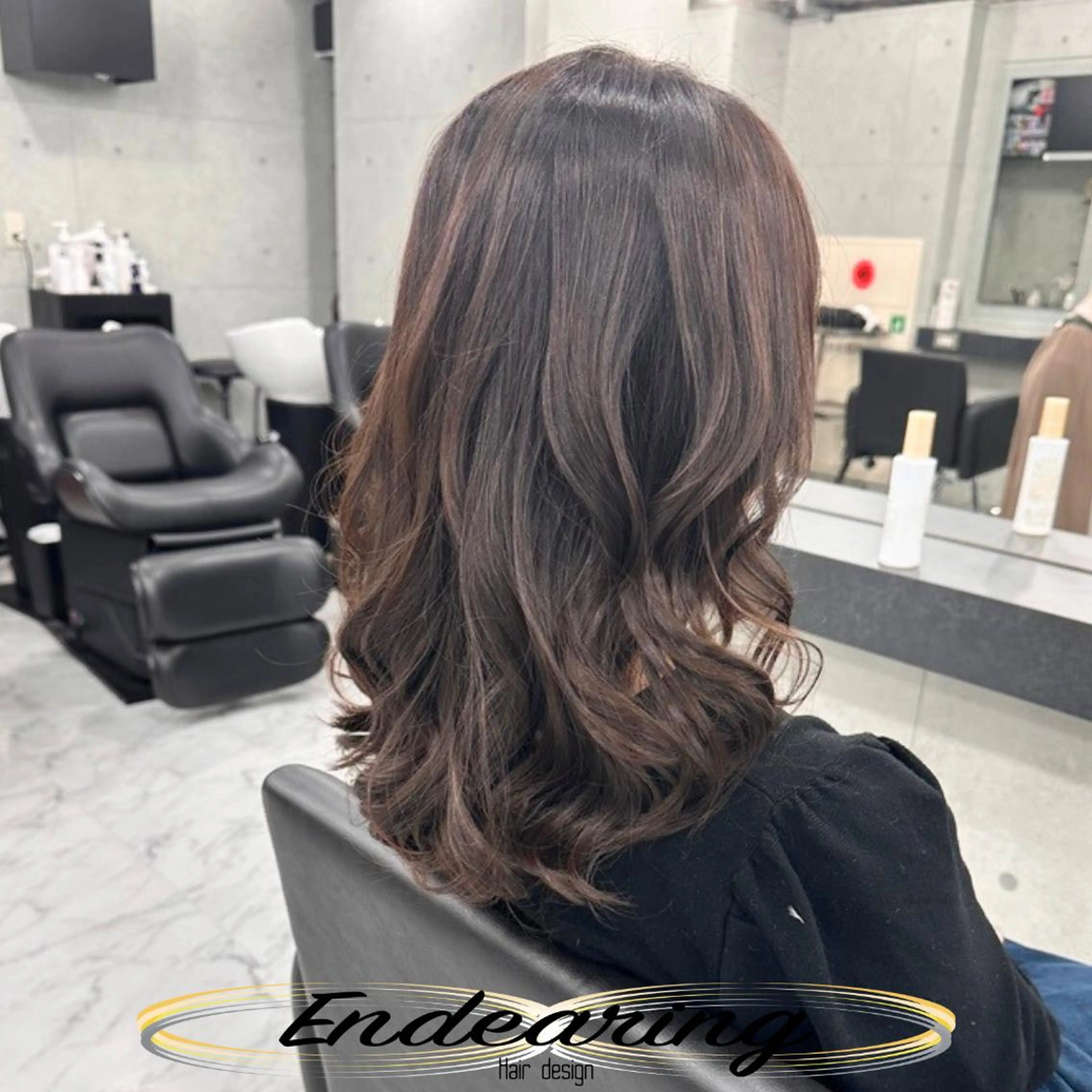 セミロング レイヤーカット 似合わせカット 小顔カット カット ヘアカラー Endearing 銀座/YOKOのヘアスタイル