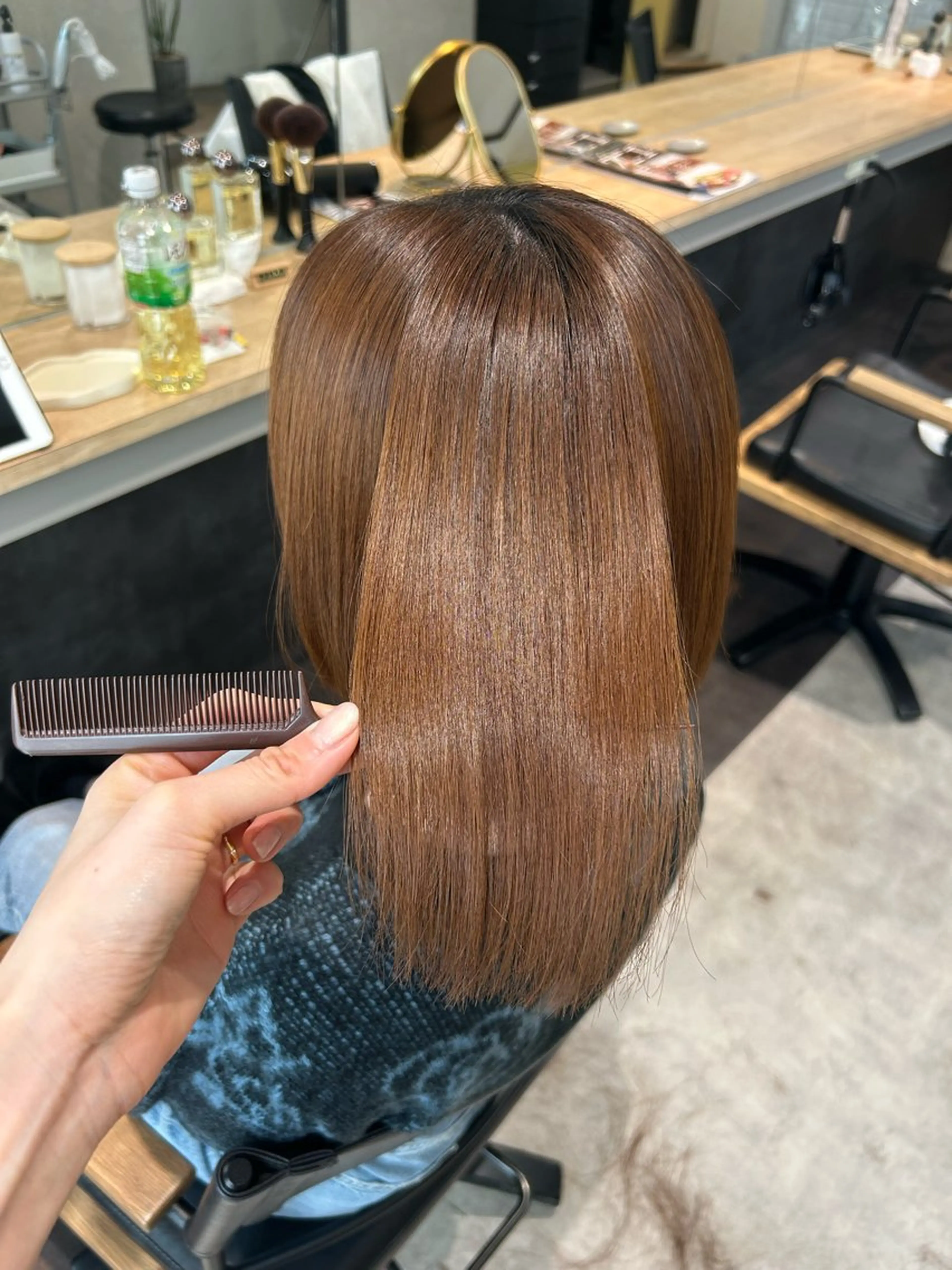 ショート パーマ 髪質改善 ストレートパーマ カット 縮毛矯正 トリートメント hub hair レイヤー/透明感のヘアスタイル