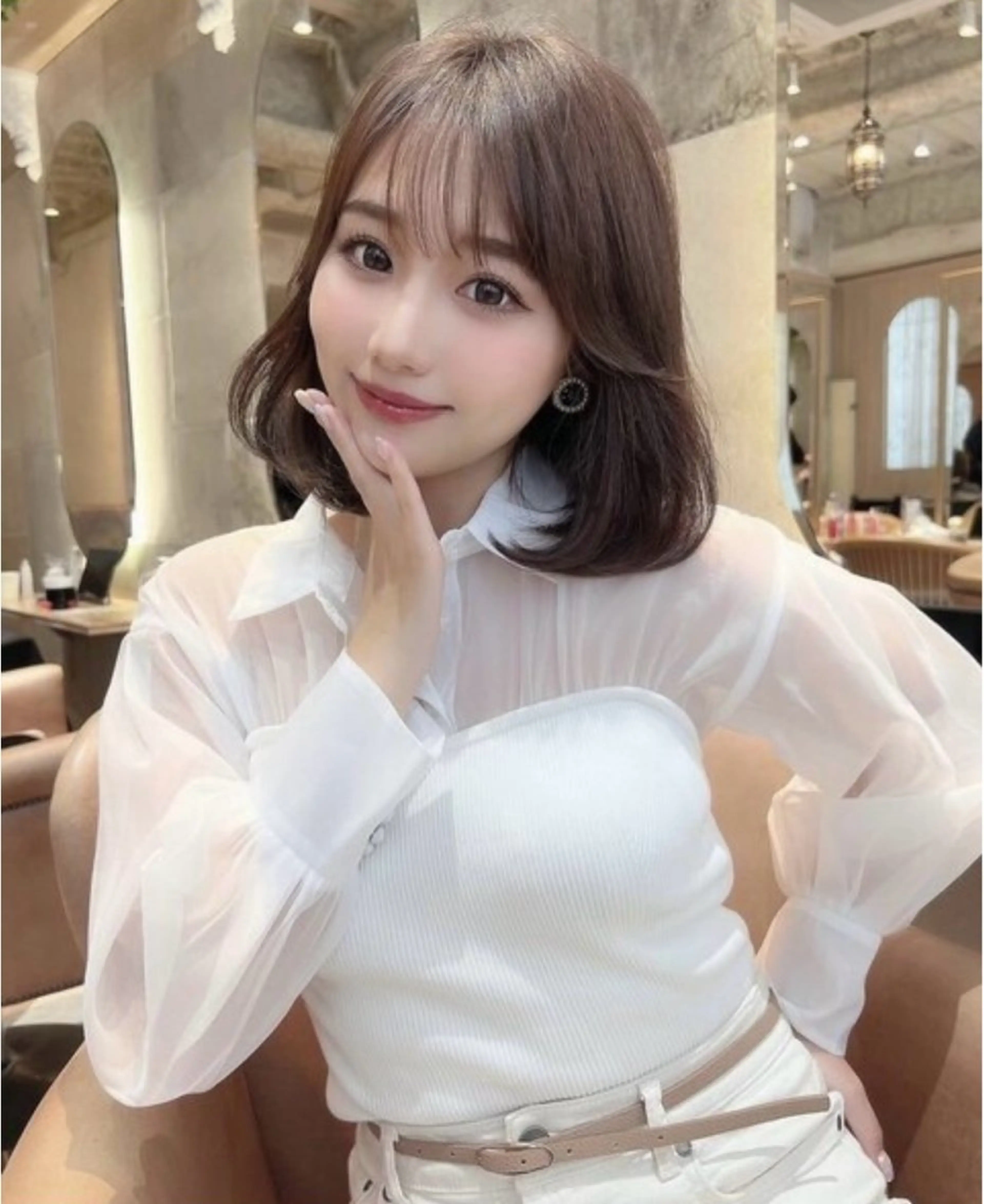 ショート カラー カット ヘアカラー トリートメント レイヤーカット/髪質 改善/矯正🤍吉田のヘアスタイル