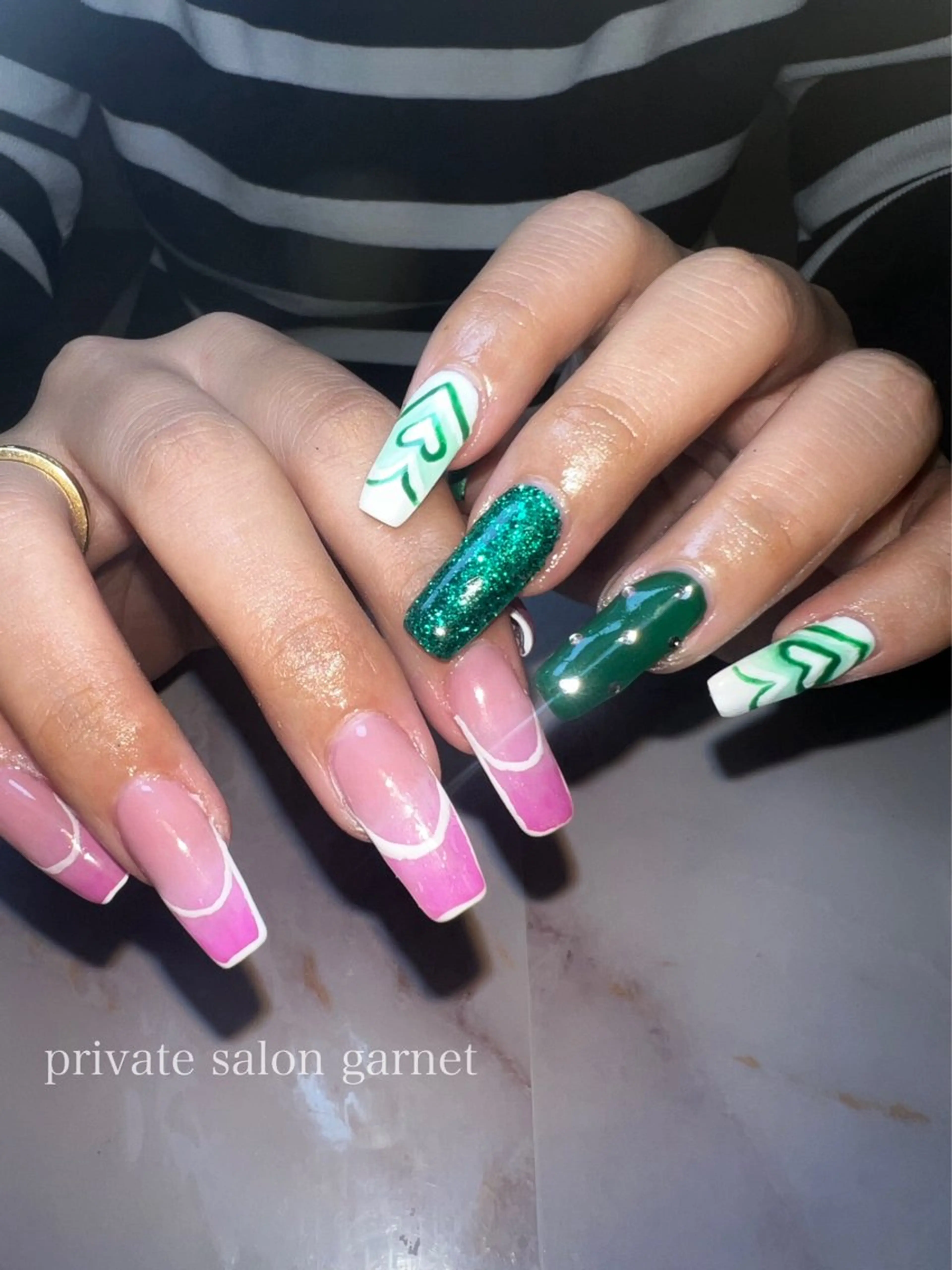 ネイル ハンドネイル Garnet nailのネイルデザイン