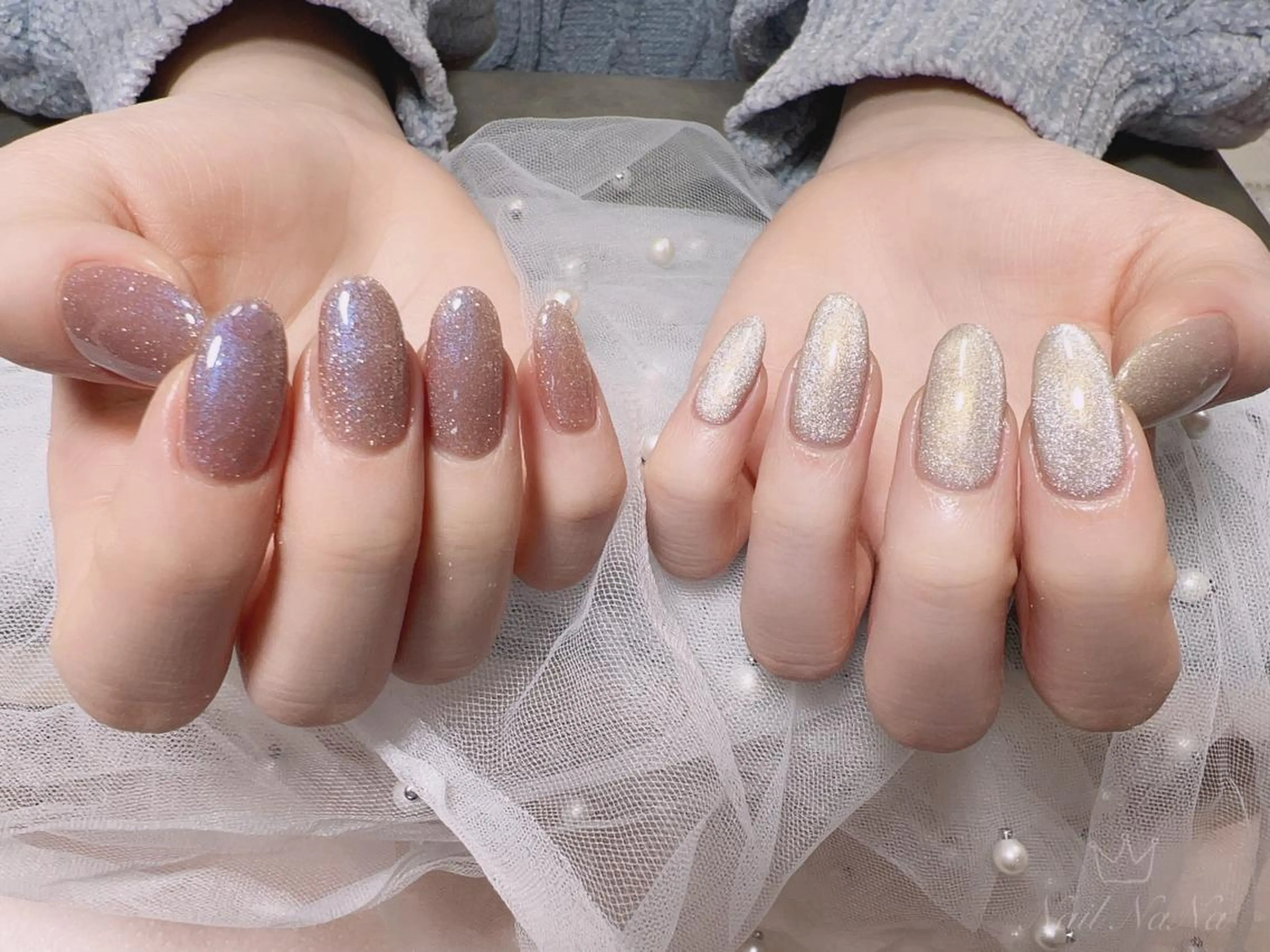 ミディアム カラー ネイル ハンドネイル Nail NaNaのネイルデザイン