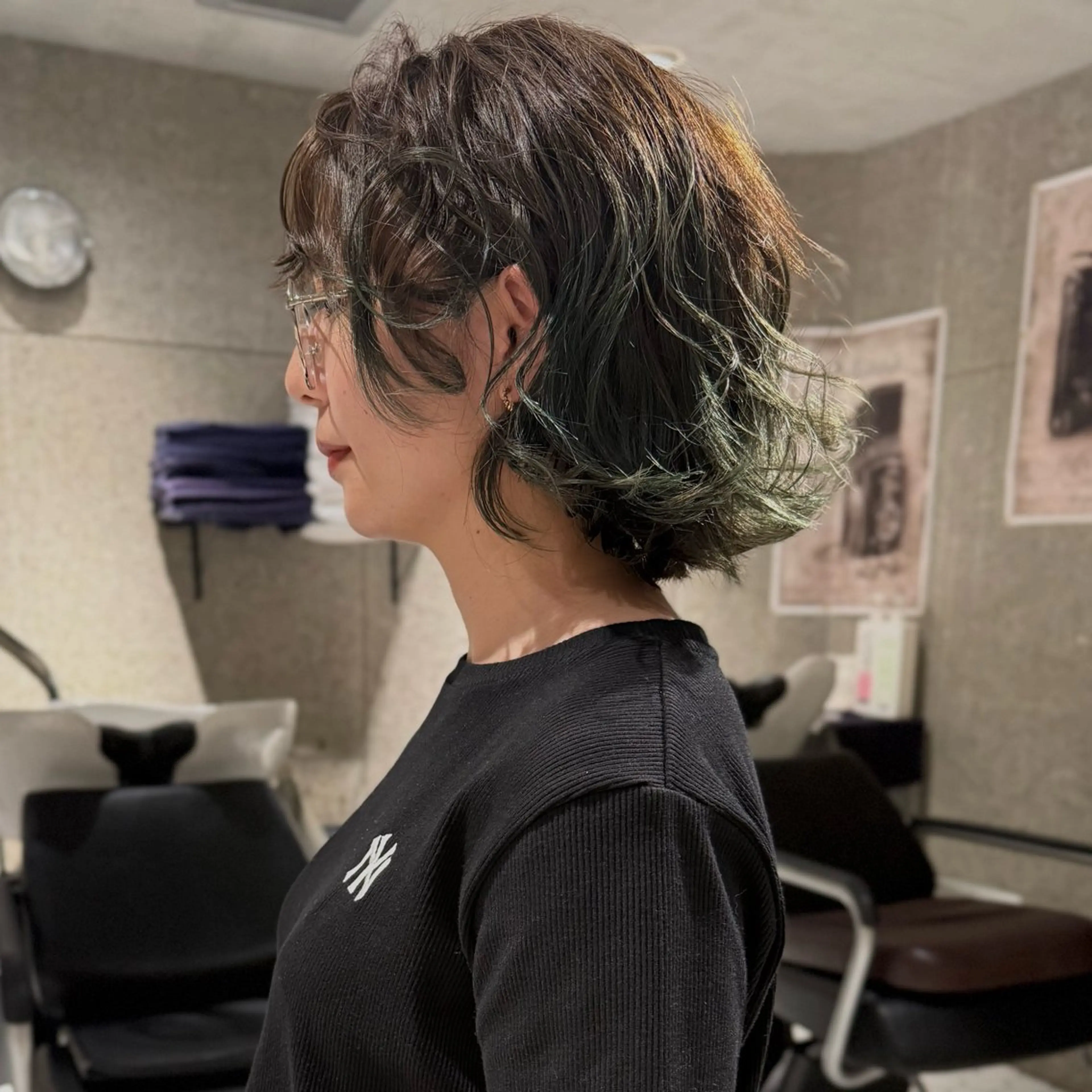 ショート ボブ/ハイトーン/ 岡山駅/別曽遥也のヘアスタイル
