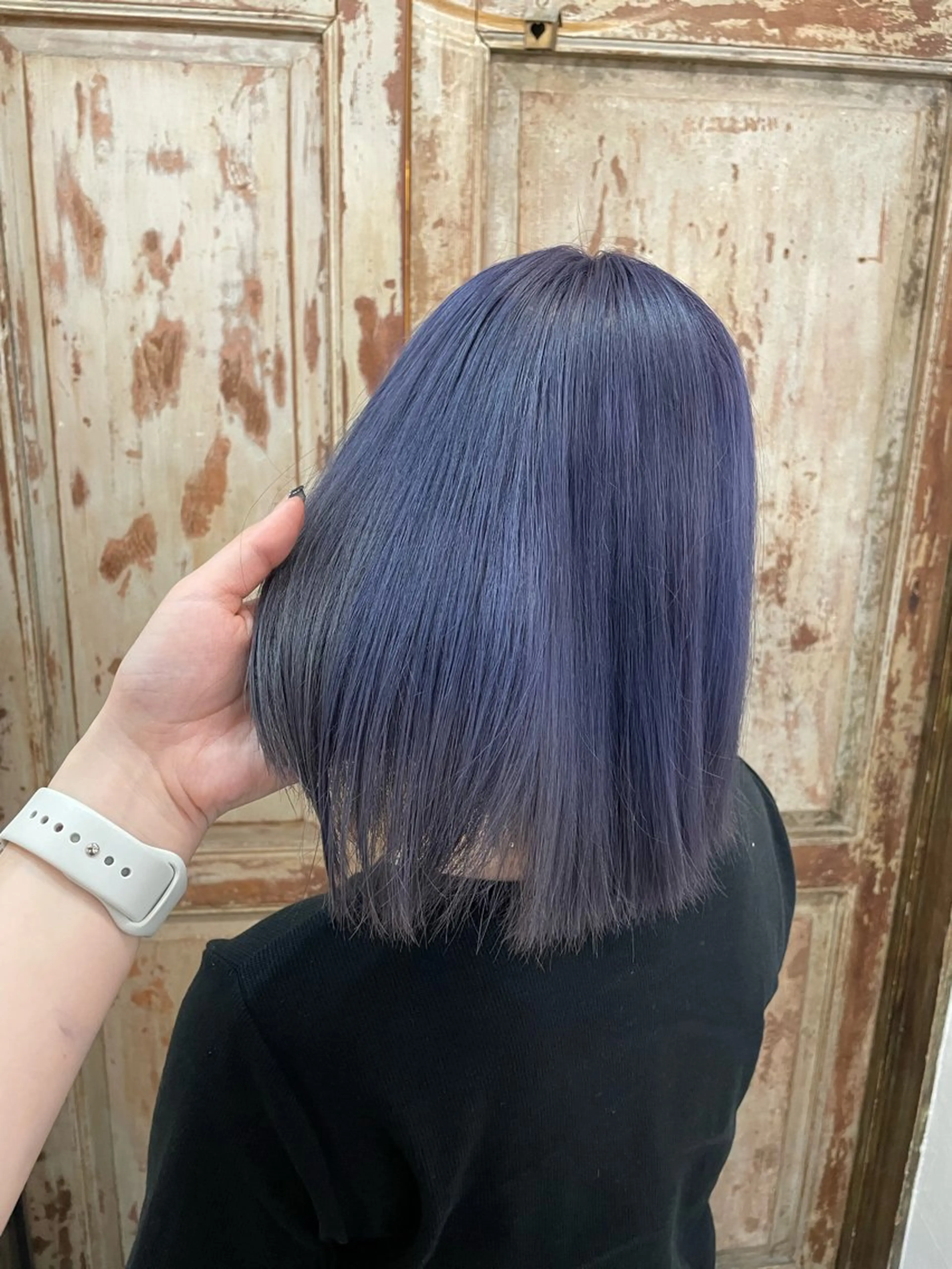 カラー Miu🤍ショート/ 顔周りカットのヘアスタイル