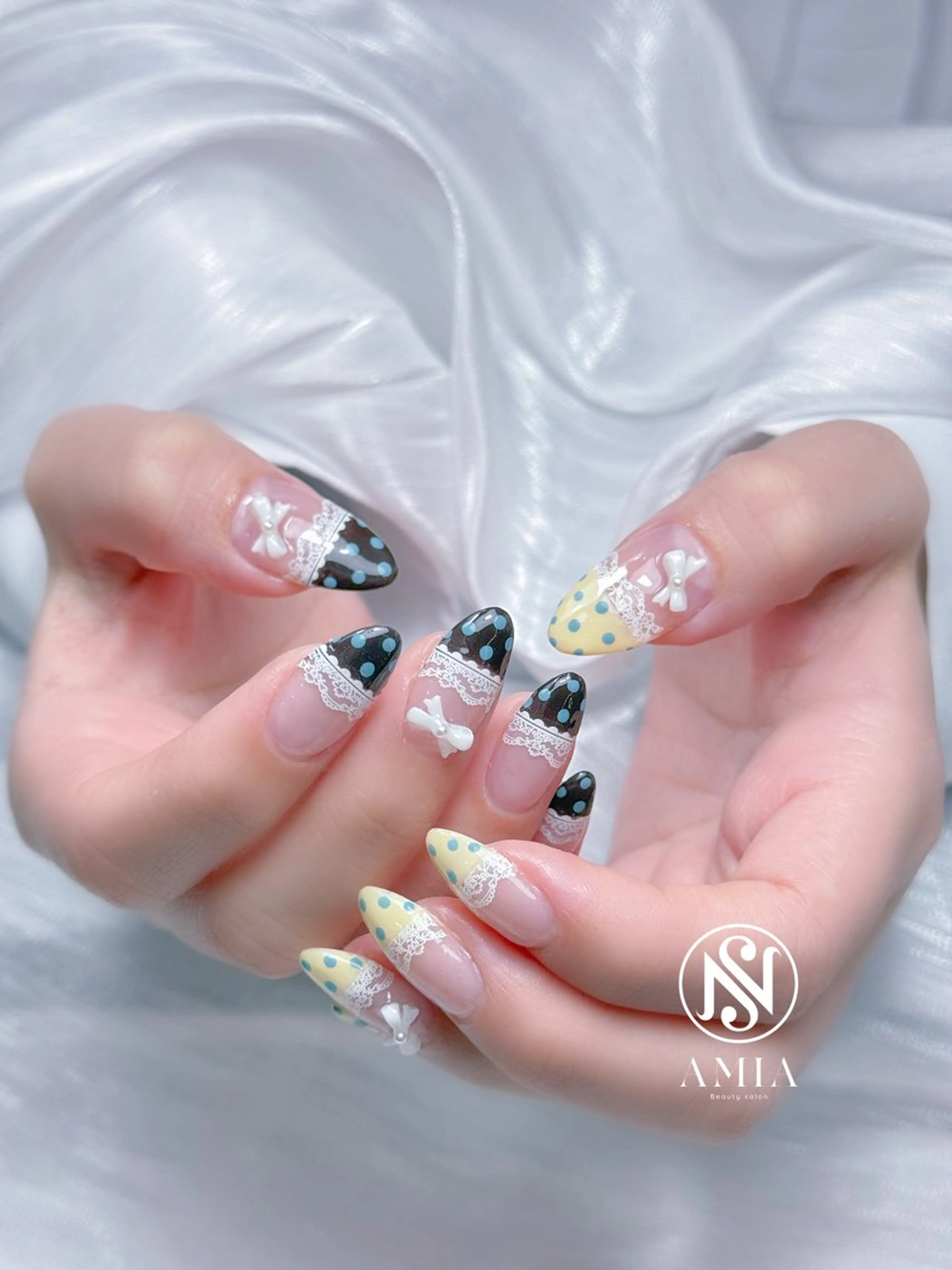 セミロング ハンドネイル AMIA BEAUTY SALON所属・🌟AMIA BEAUTY🌟のネイルデザイン