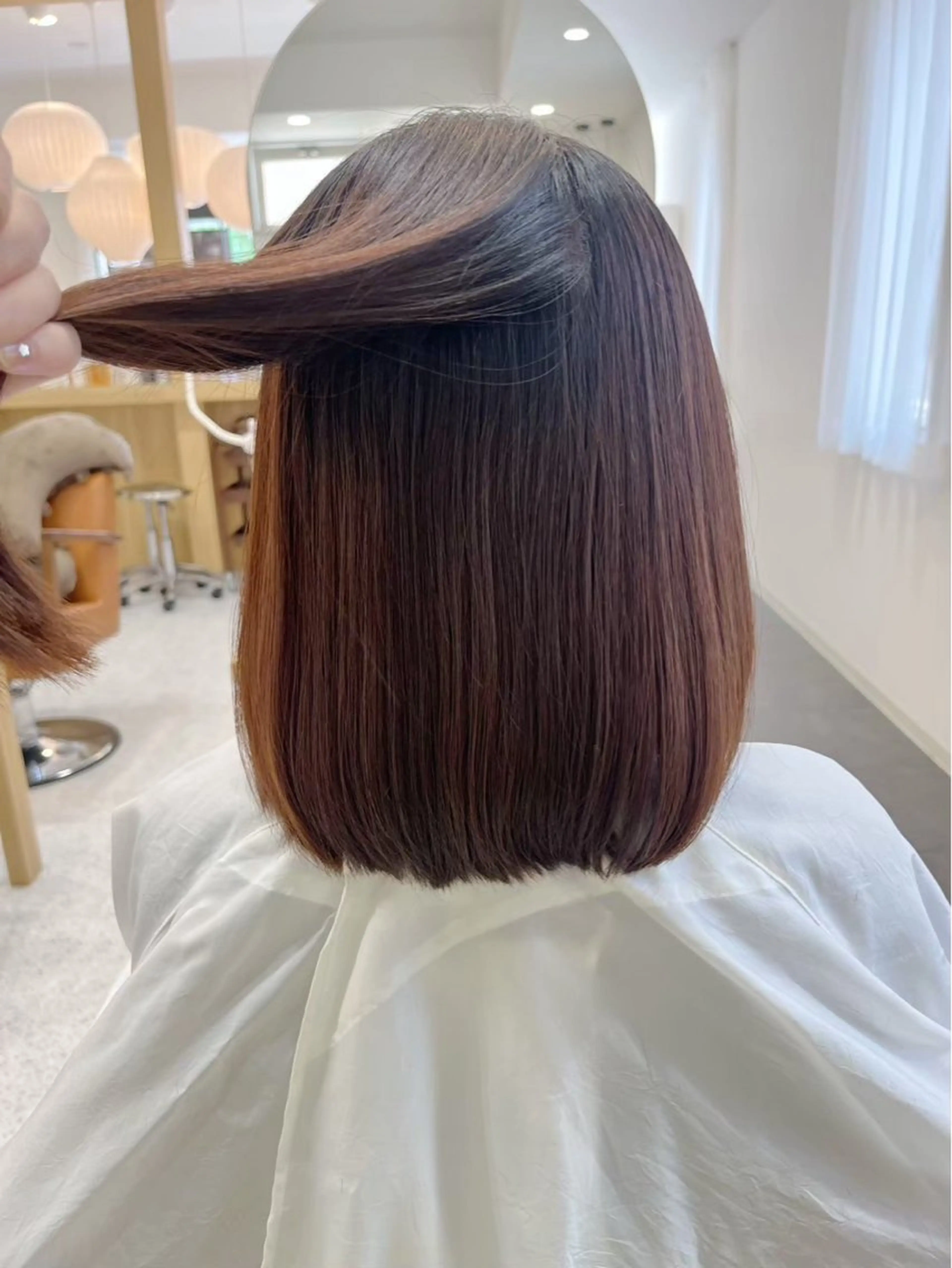 カラー ヘアカラー afloat rauのヘアスタイル