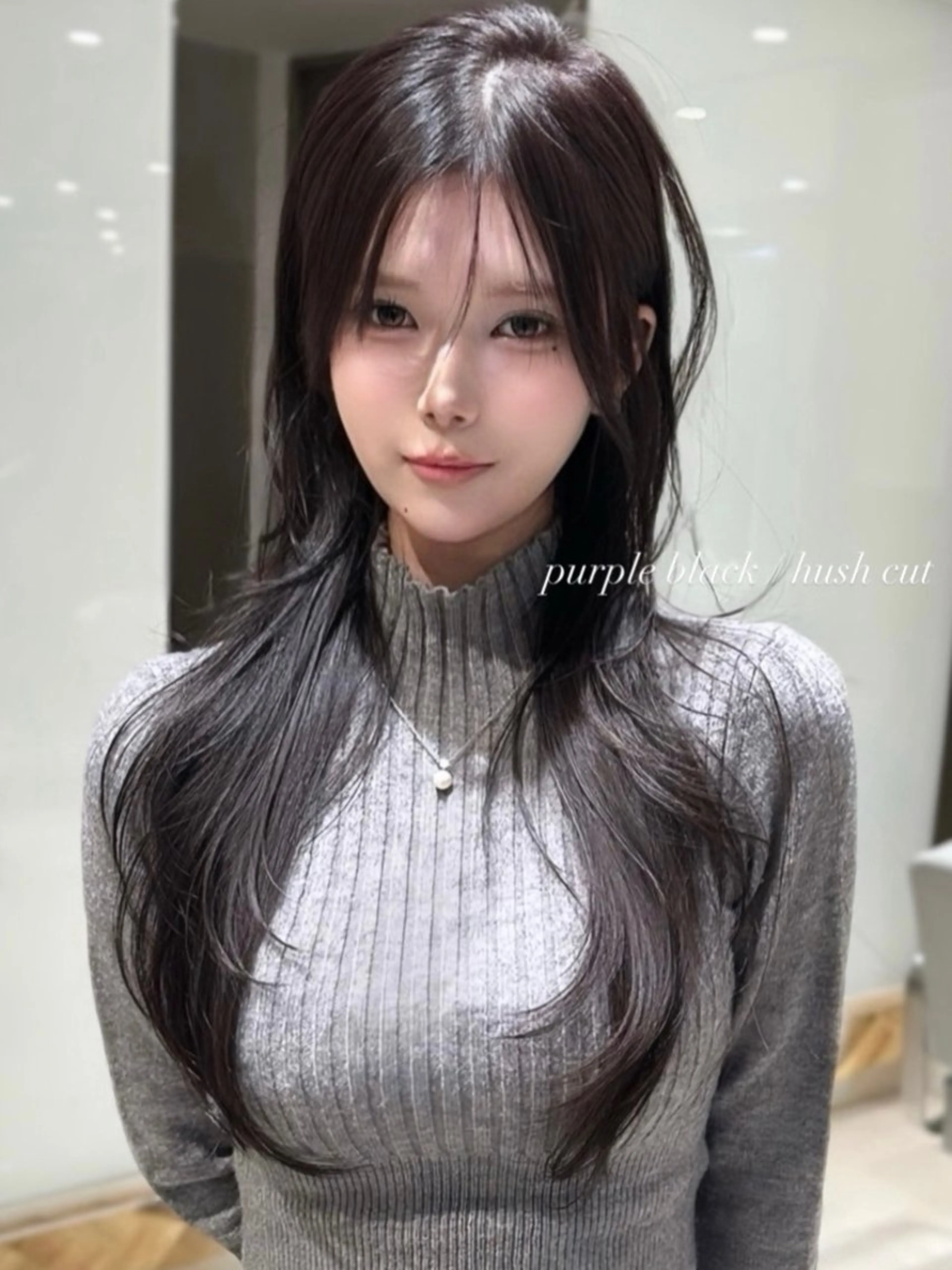 ロング カラー ヘアアレンジ カット ヘアカラー トリートメント ヘアセット 🫧🇰🇷韓国ヘア レイヤー🐺Yutaのヘアスタイル