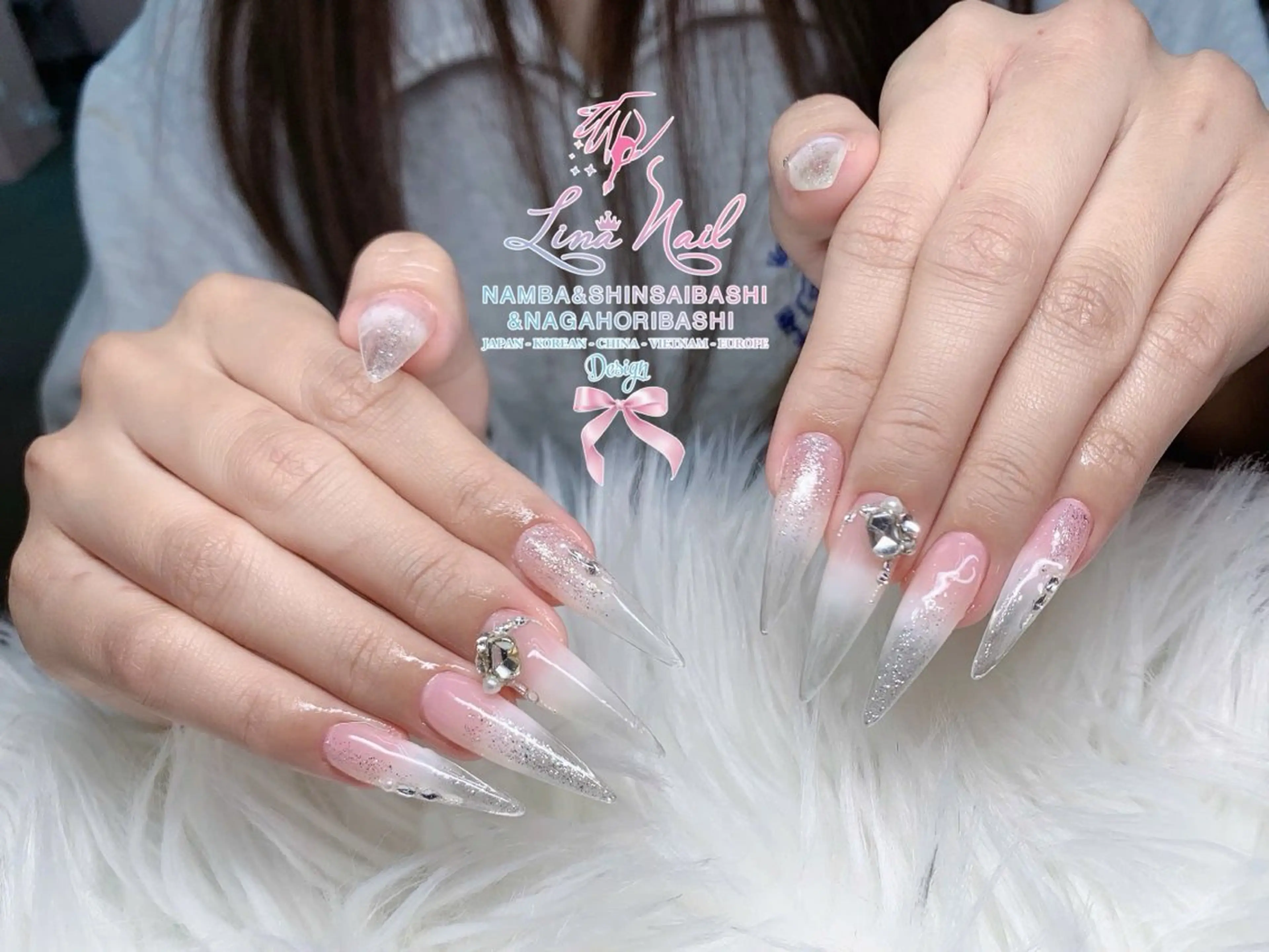 ネイル フットネイル ジェルネイル 持ち込み ネイルチップ ハンドネイル リナネイル 長堀橋店／東心斎橋店のネイルデザイン