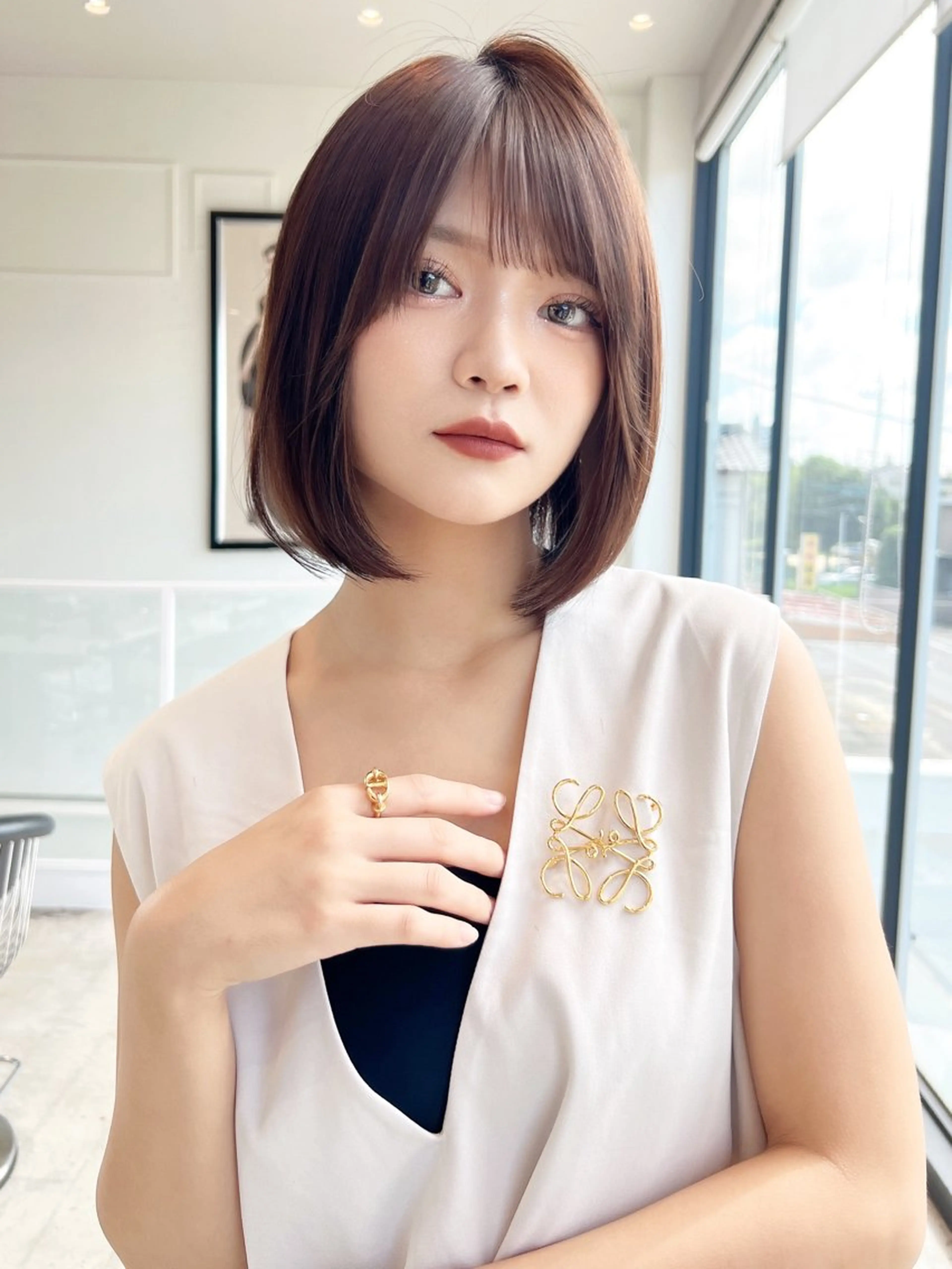 ショート カラー MIKU /ボブ/外ハネボブのヘアスタイル