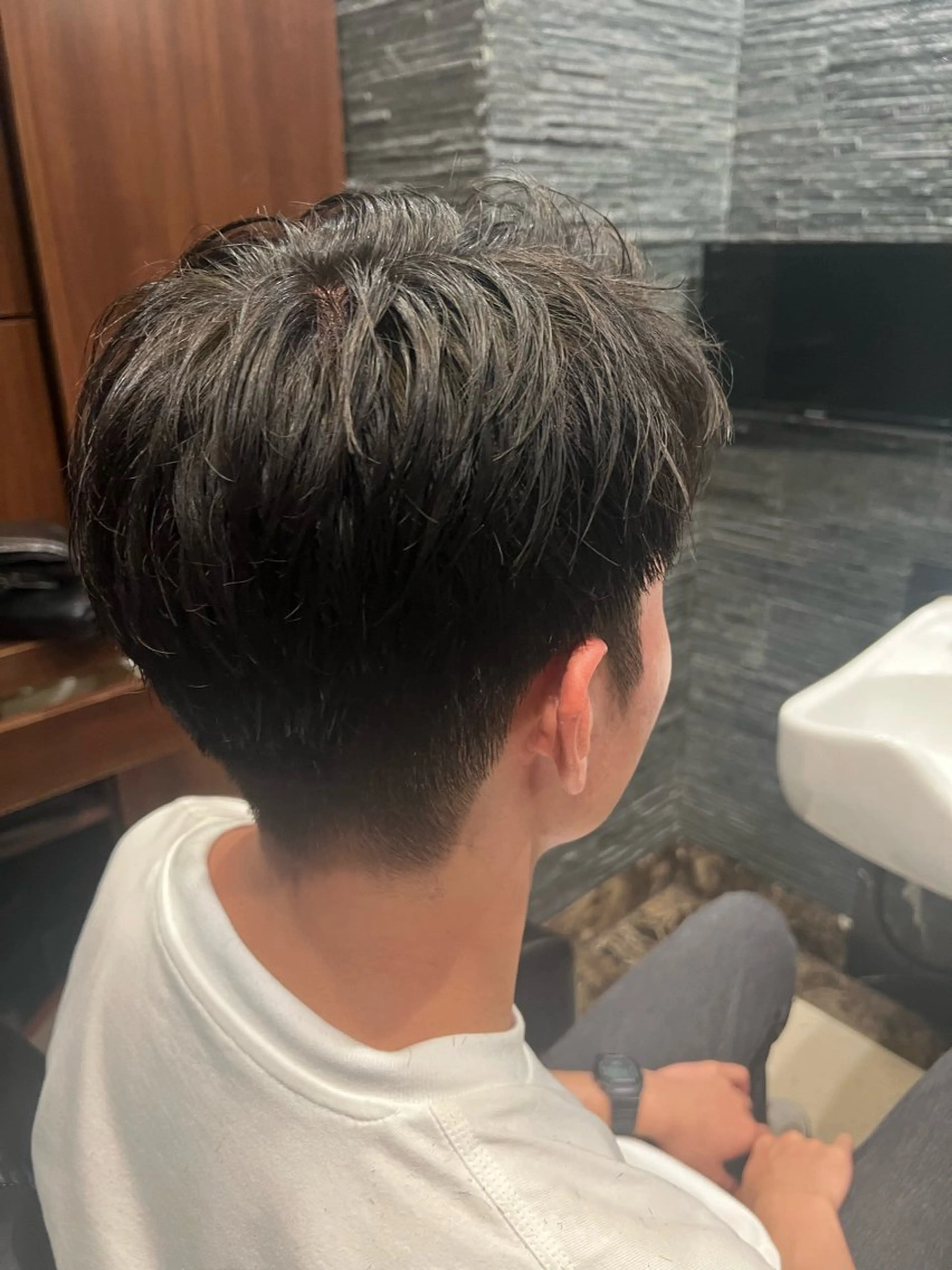 ミディアム メンズ 長野 風人のヘアスタイル