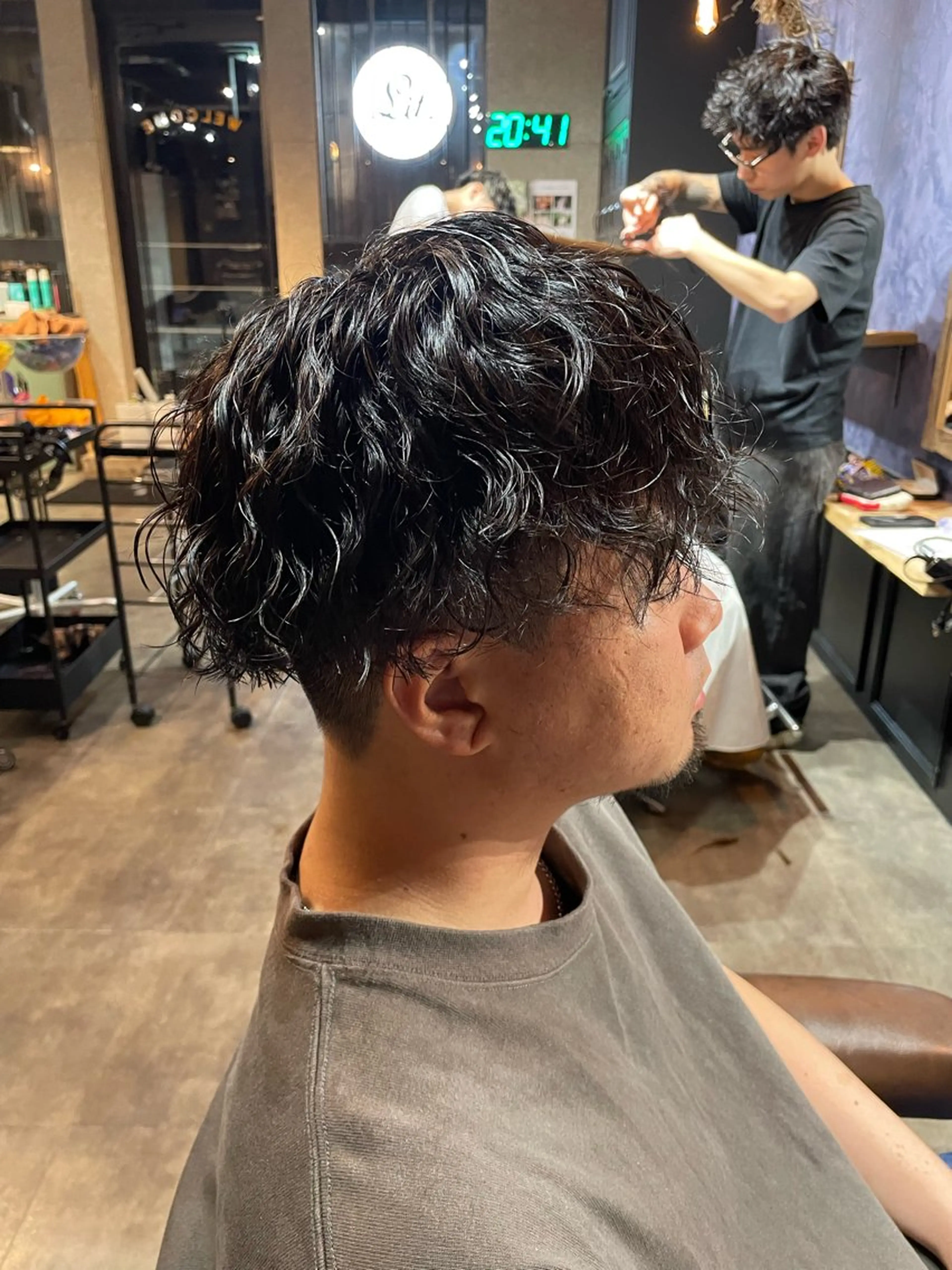 パーマ メンズ litbyfifth 濵崎寛太のヘアスタイル