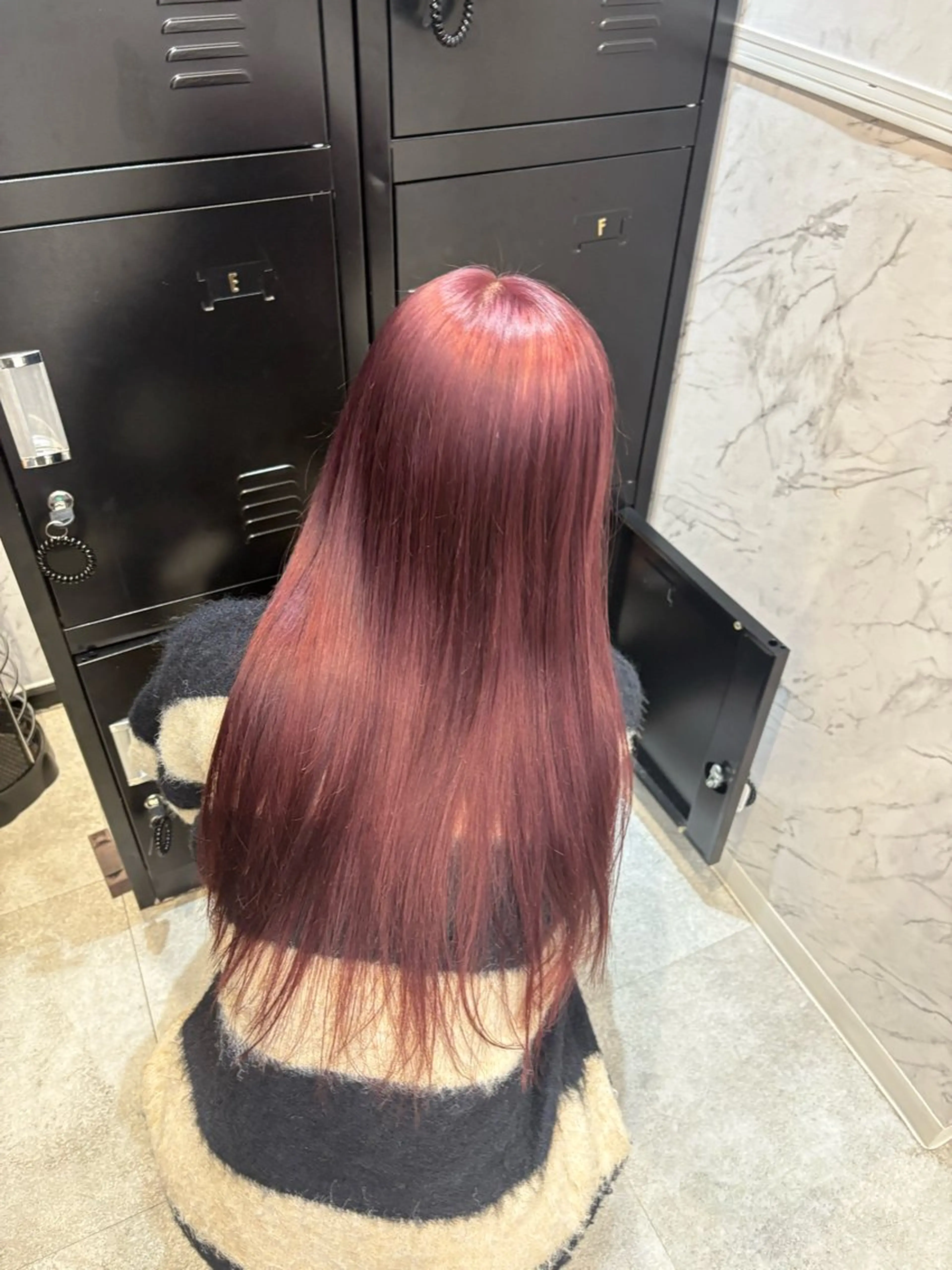 ロング カラー ベージュカラー ラベンダーカラー ラベンダーベージュ ピンクカラー ピンクラベンダー ヘアカラー hair salon dot. mooda 韓国風サロン 町田店所属・韓国風ヘア🎀🩶 /♡𝓝𝓸𝓪♡のヘアスタイル