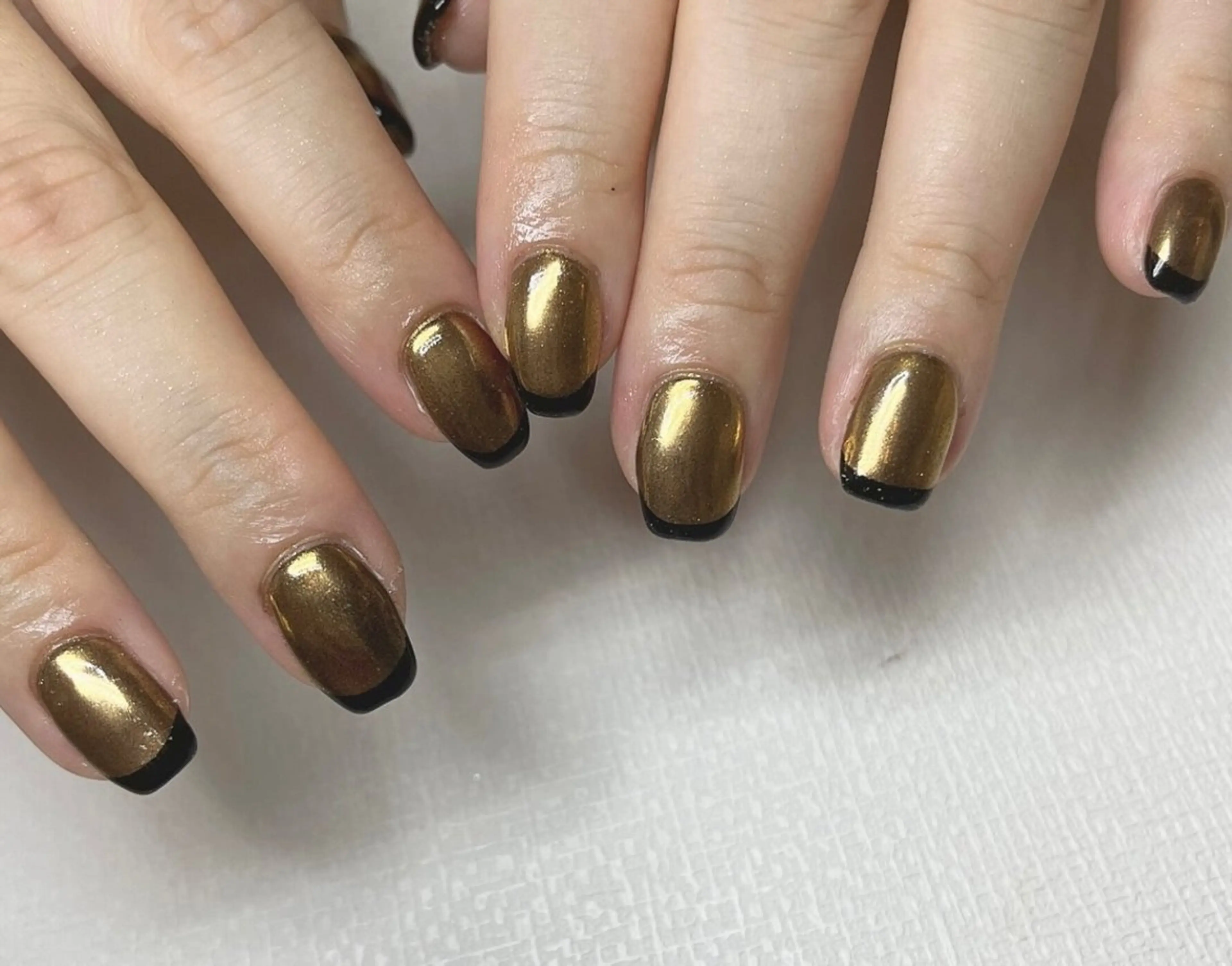 ネイル フレンチネイル ミラーネイル ネイルサロン Pitoのネイルデザイン