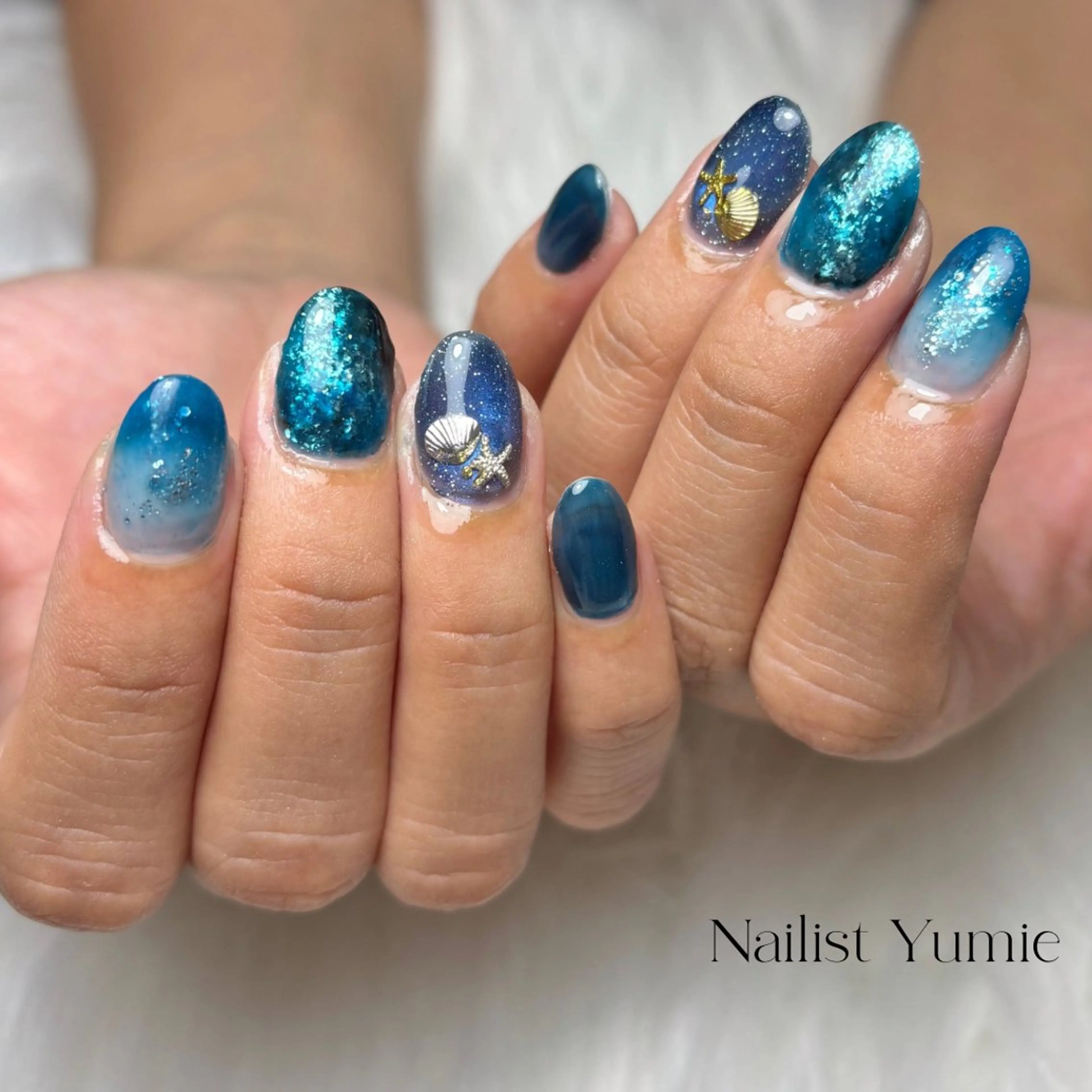 ネイル ハンドネイル NAILSALON en+沖縄市美原のネイルデザイン