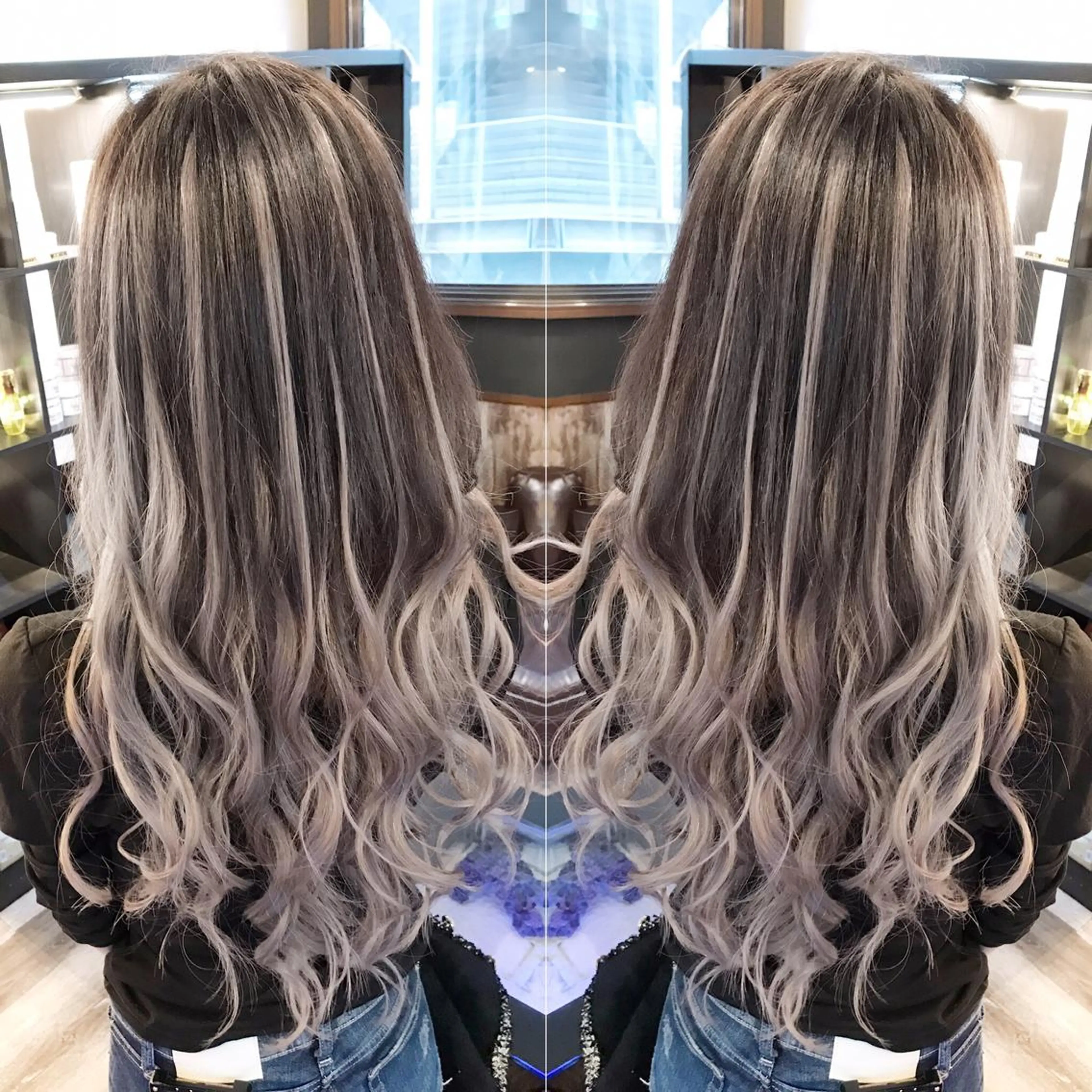 ロング カラー KIRA スズキ タクヤ／店長のヘアスタイル