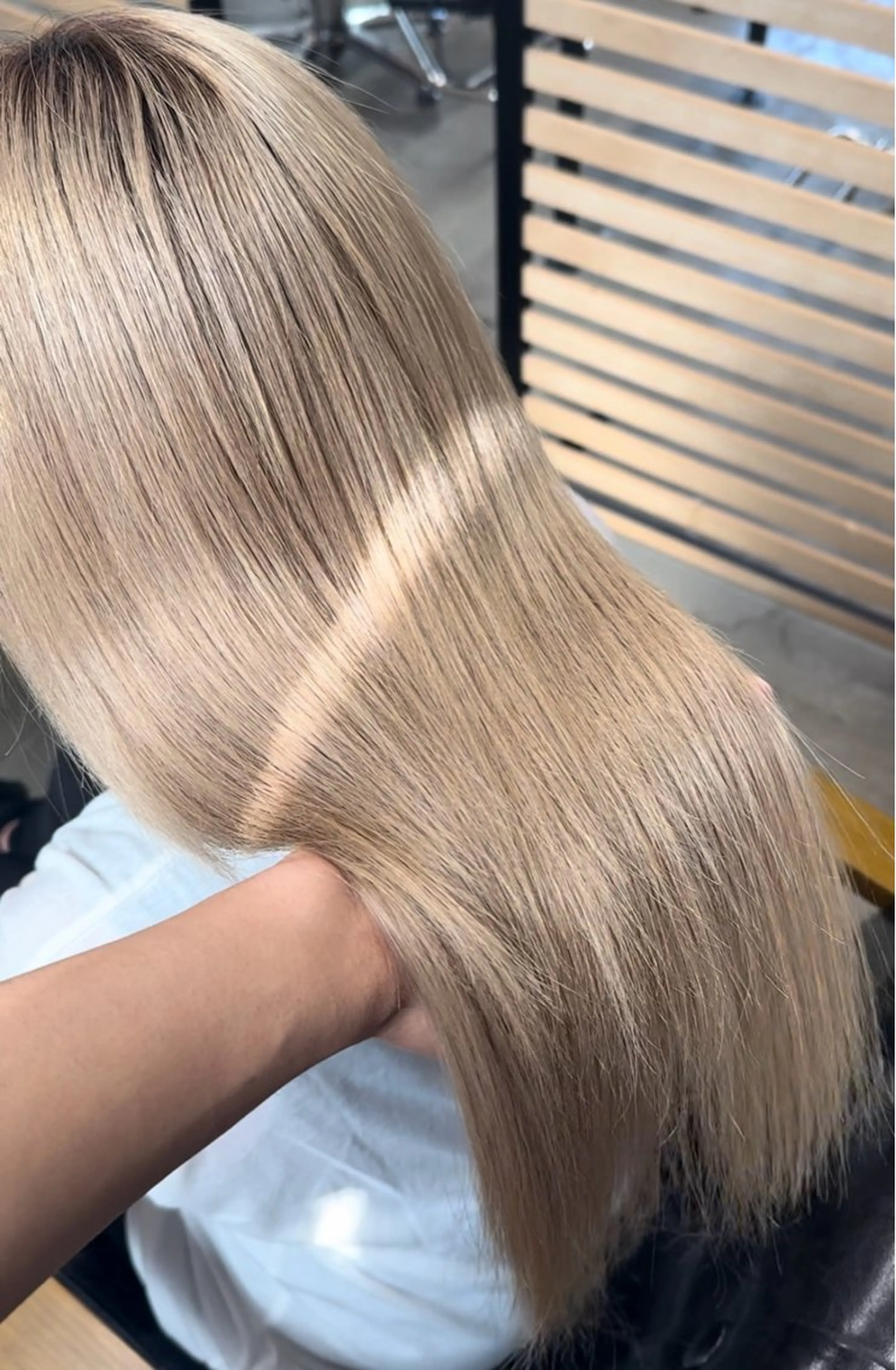 セミロング 髪質改善 トリートメント ひろし/髪質改善/ 縮毛矯正/透明感✨のヘアスタイル