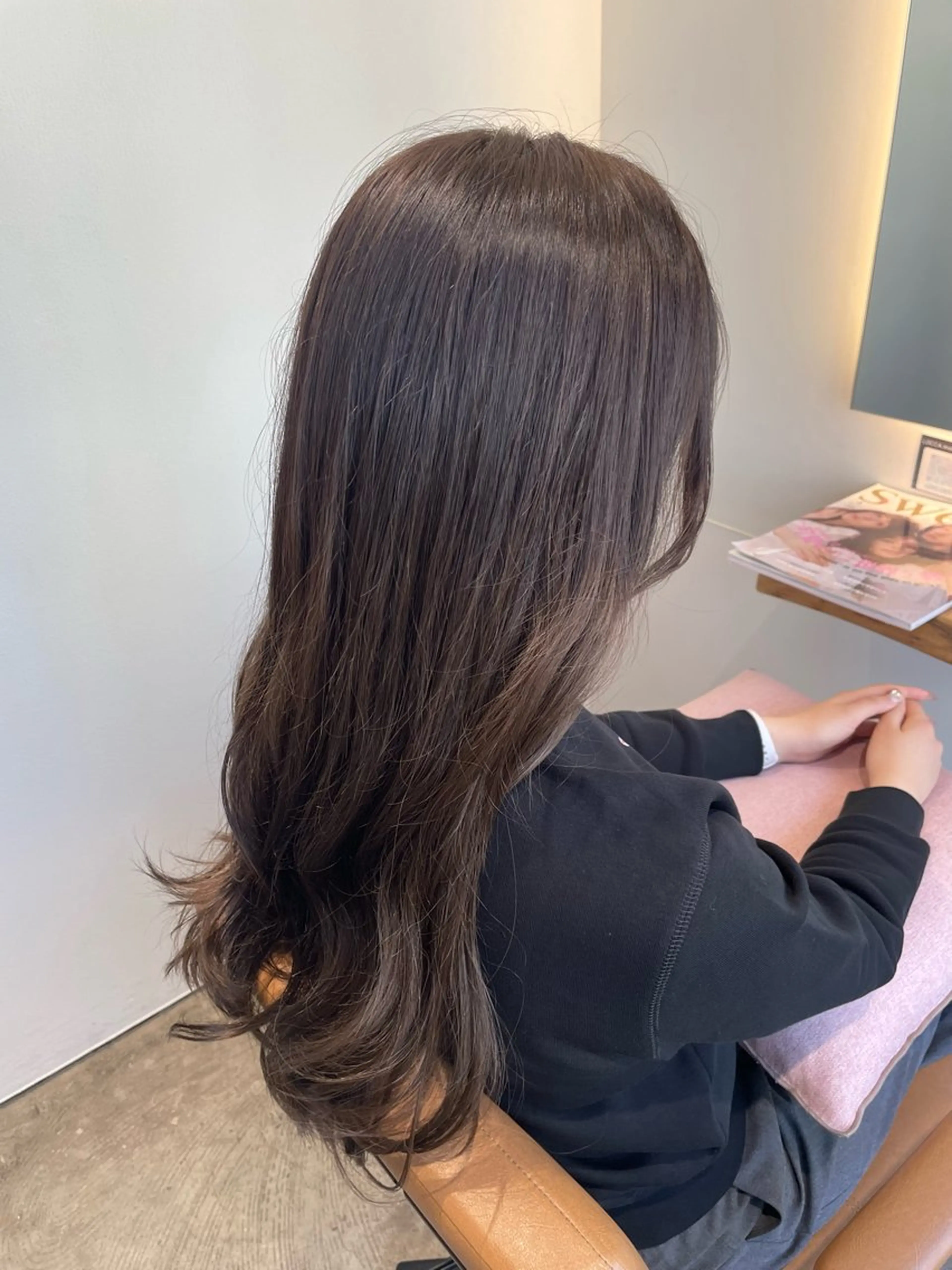ロング カラー ベージュカラー オリーブベージュ カット ヘアカラー パーソナルカラー🌈 /骨格診断/ゆうきのヘアスタイル