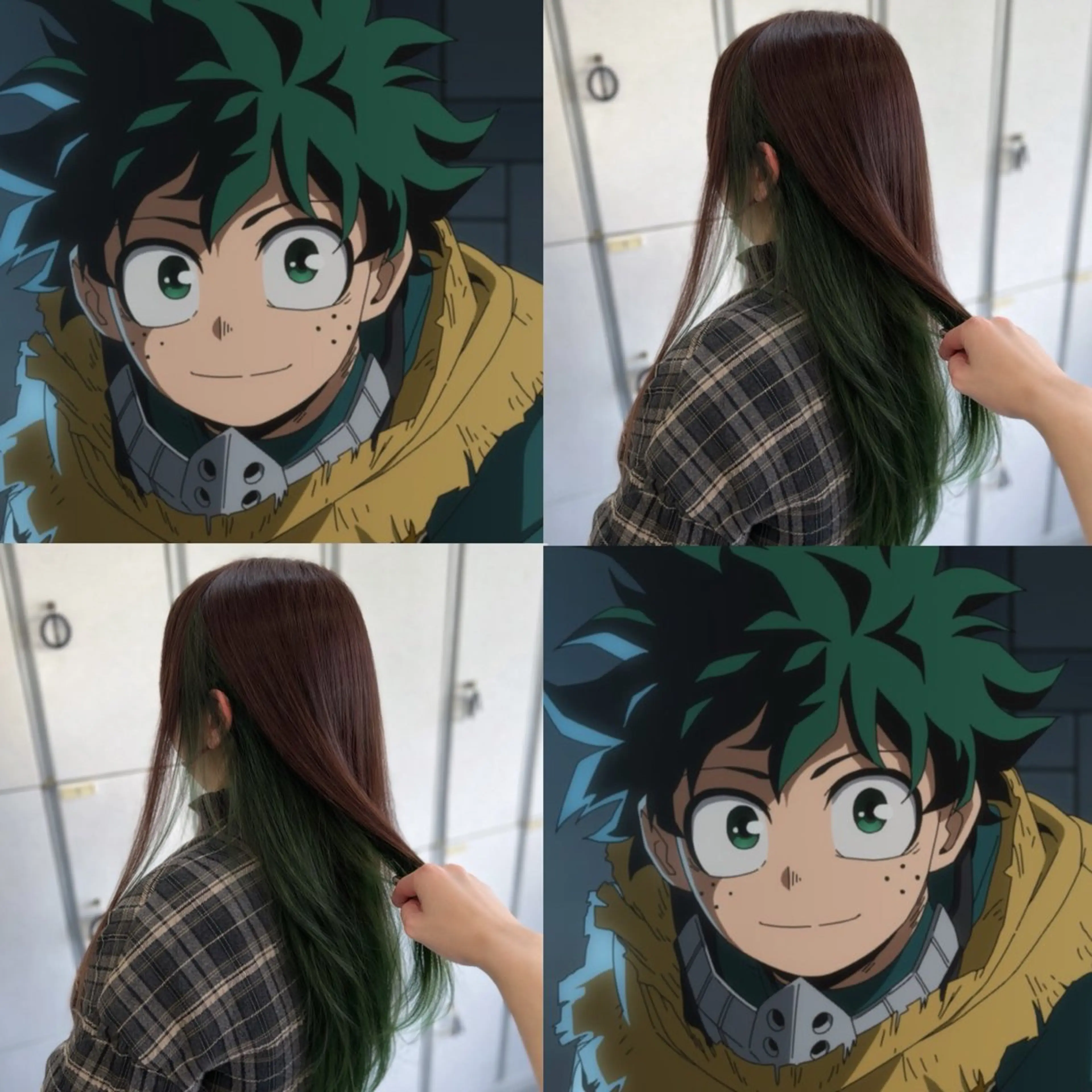 ロング カラー ヘアカラー インナー/2次元/ 推しカラー/しゅうとのヘアスタイル