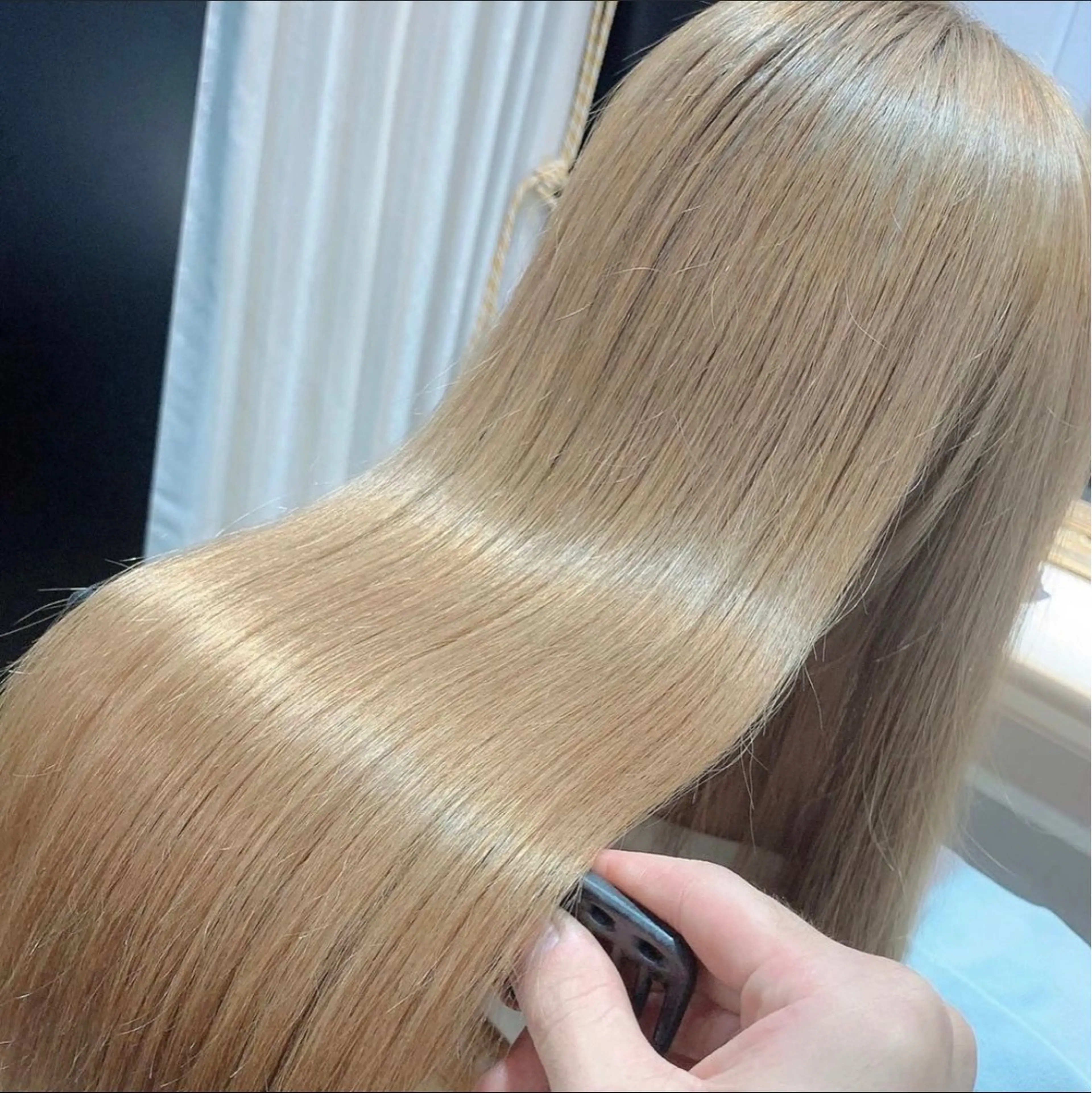 ロング カラー 白髪ぼかし特化/ 髪質改善/ハクのヘアスタイル