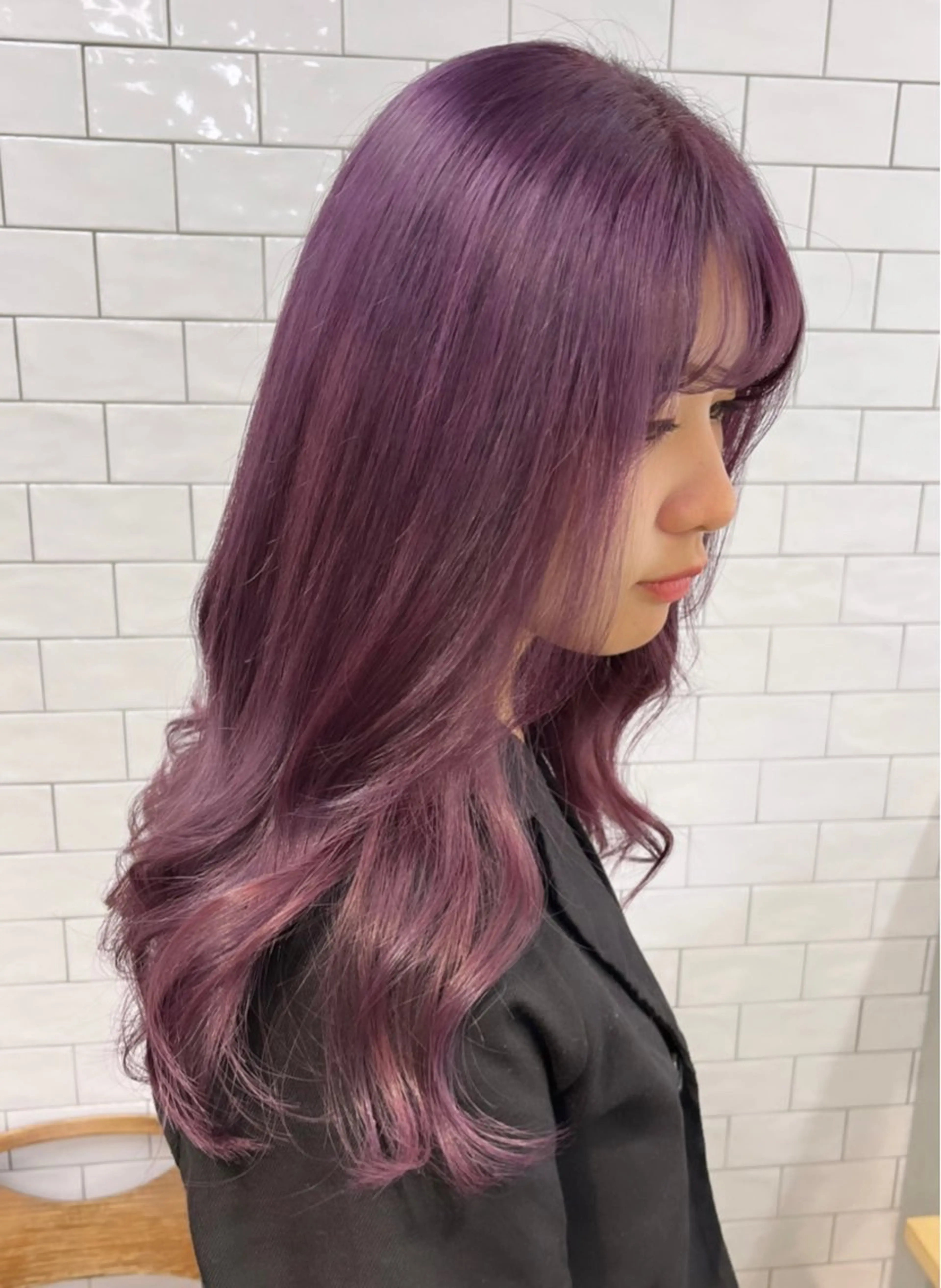 ロング カラー もり まりものヘアスタイル