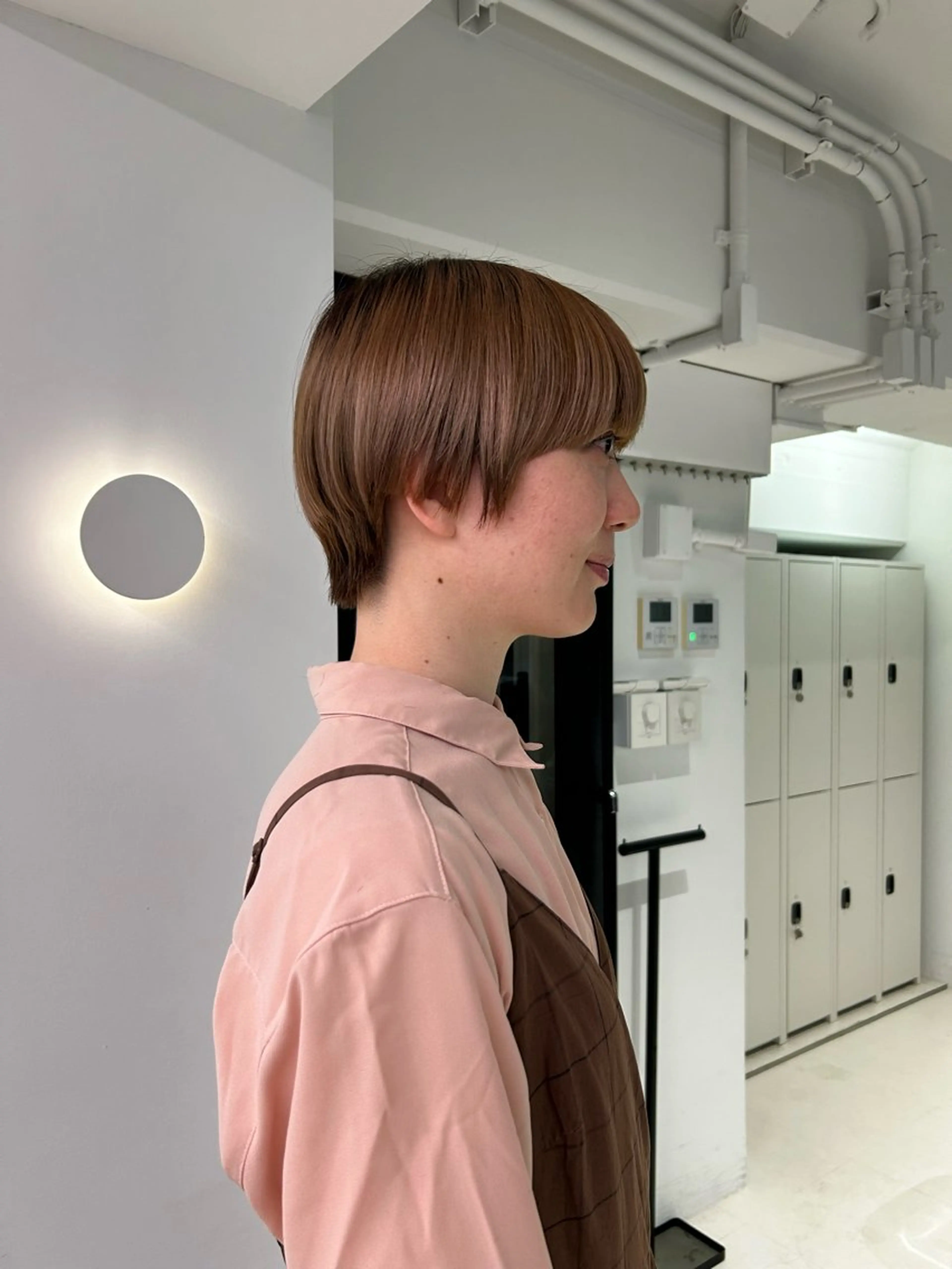 ショート カット トリートメント ショートカット/ ベージュ/moekaのヘアスタイル