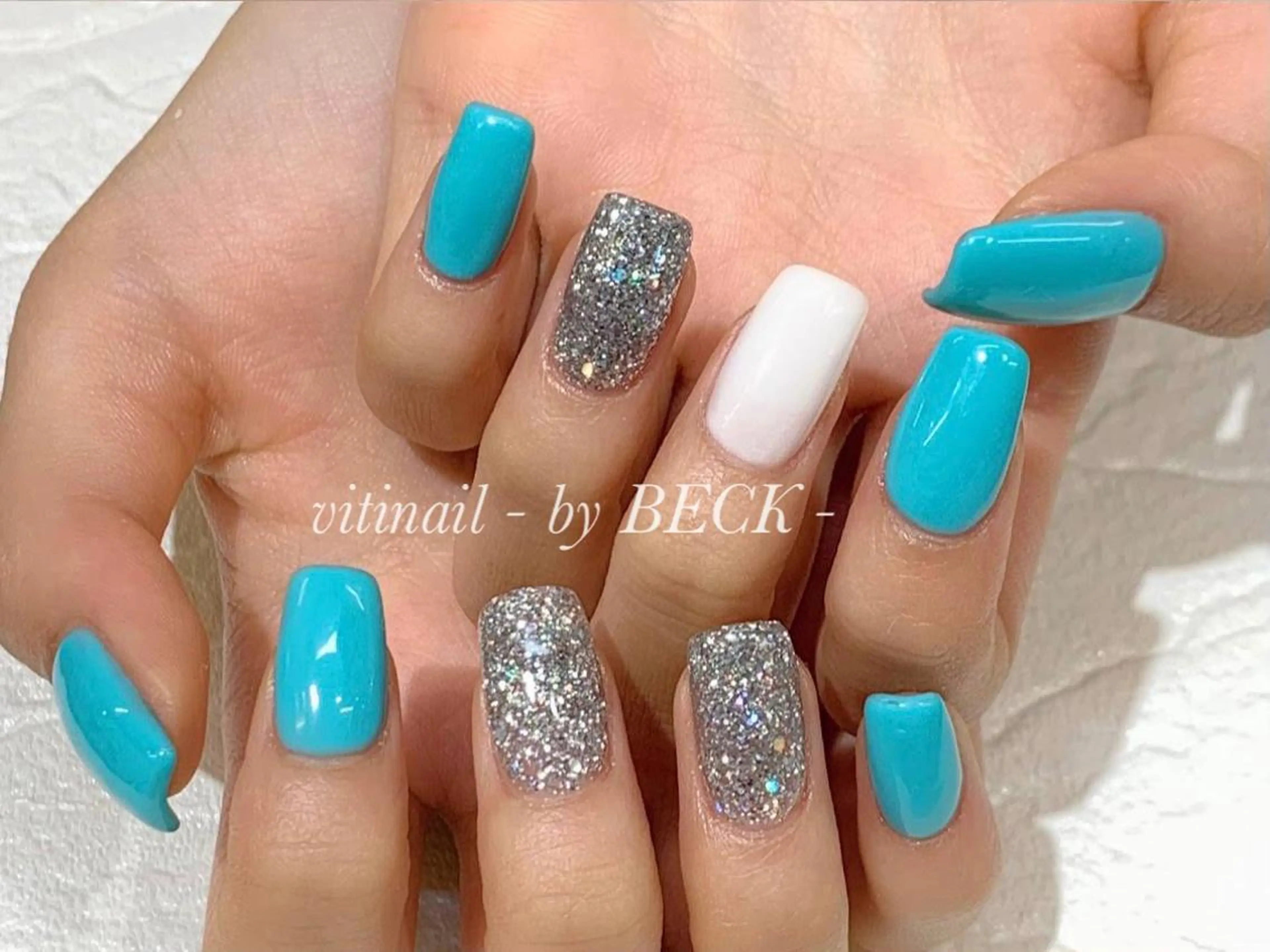 【ジェル】ワンカラー・ラメの写真