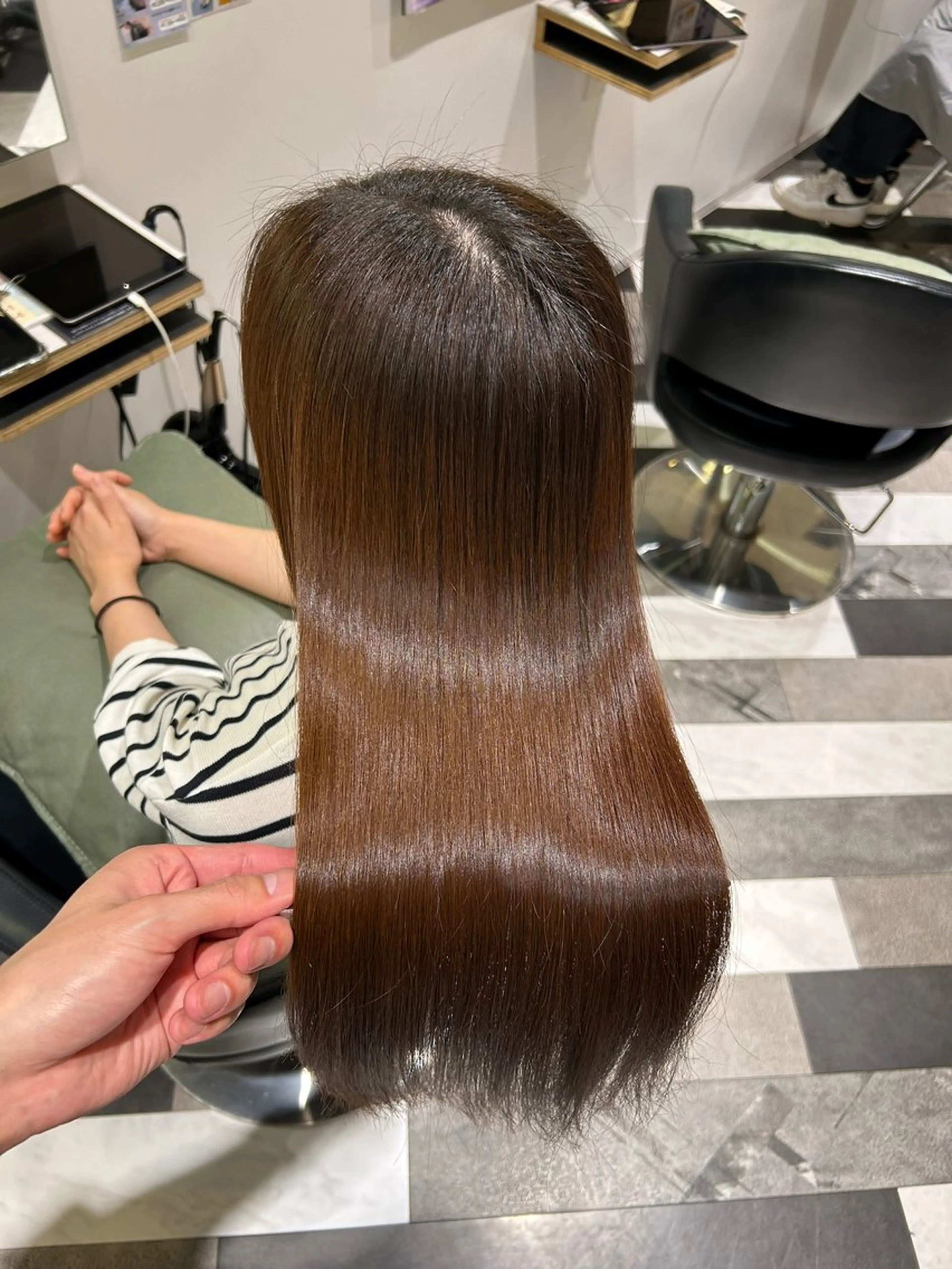 ロング カラー パーマ カット 縮毛矯正 トリートメント 圧倒的髪質改善 ✂︎飯島悠介のヘアスタイル