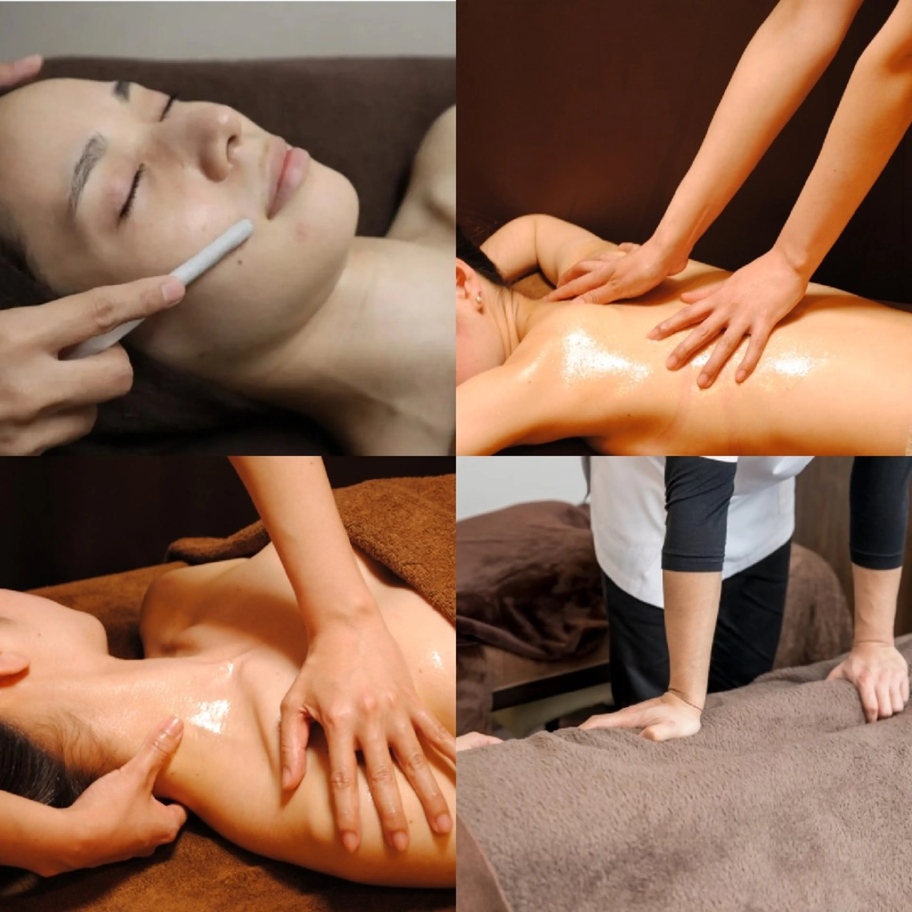 深層オイルマッサージ(背面・デコルテオイルマッサージ&下半身指圧)の写真