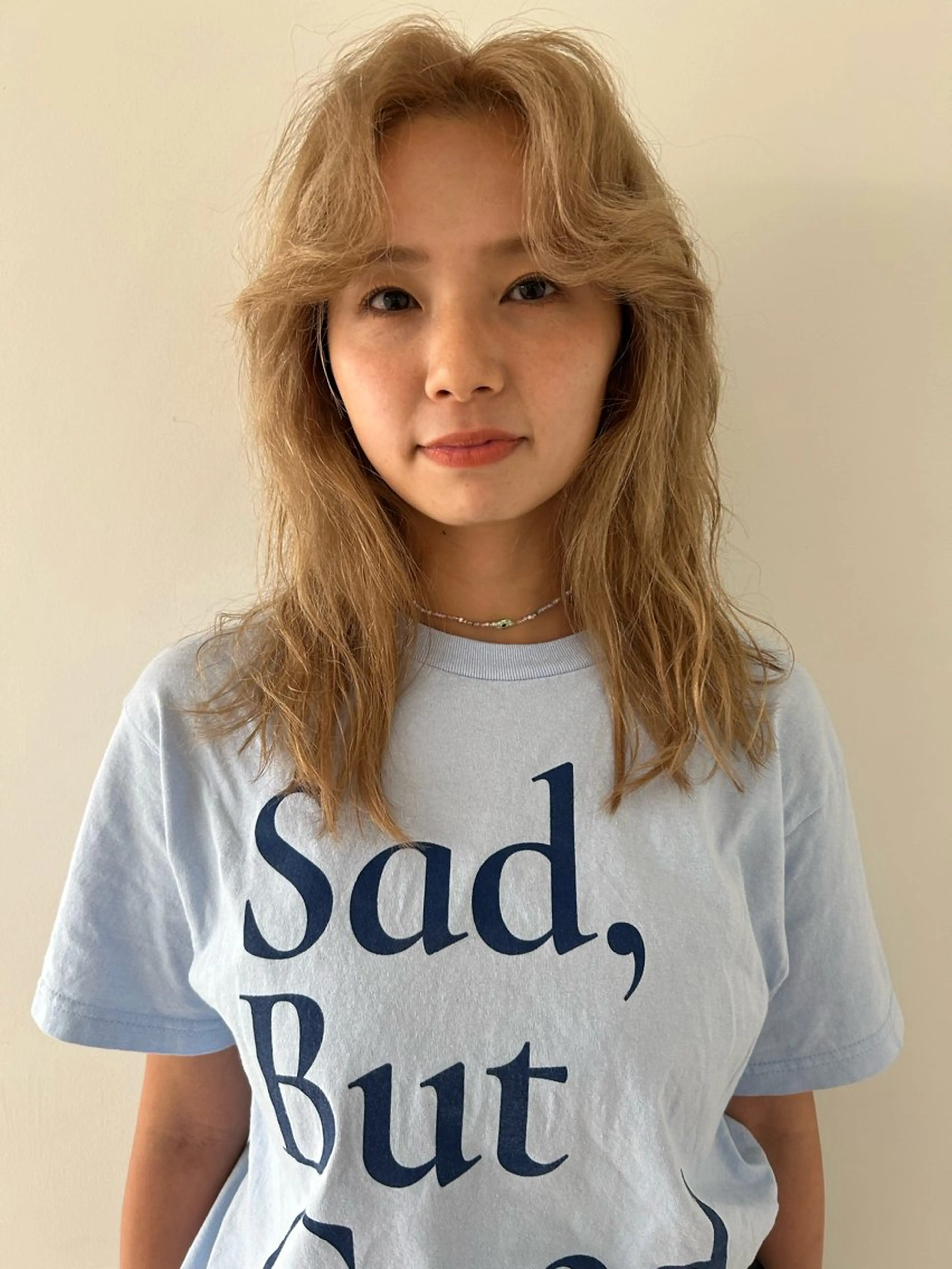 セミロング カラー ヘアカラー トリートメント ケアパーマ/ケアブリ ーチdaisukeのヘアスタイル