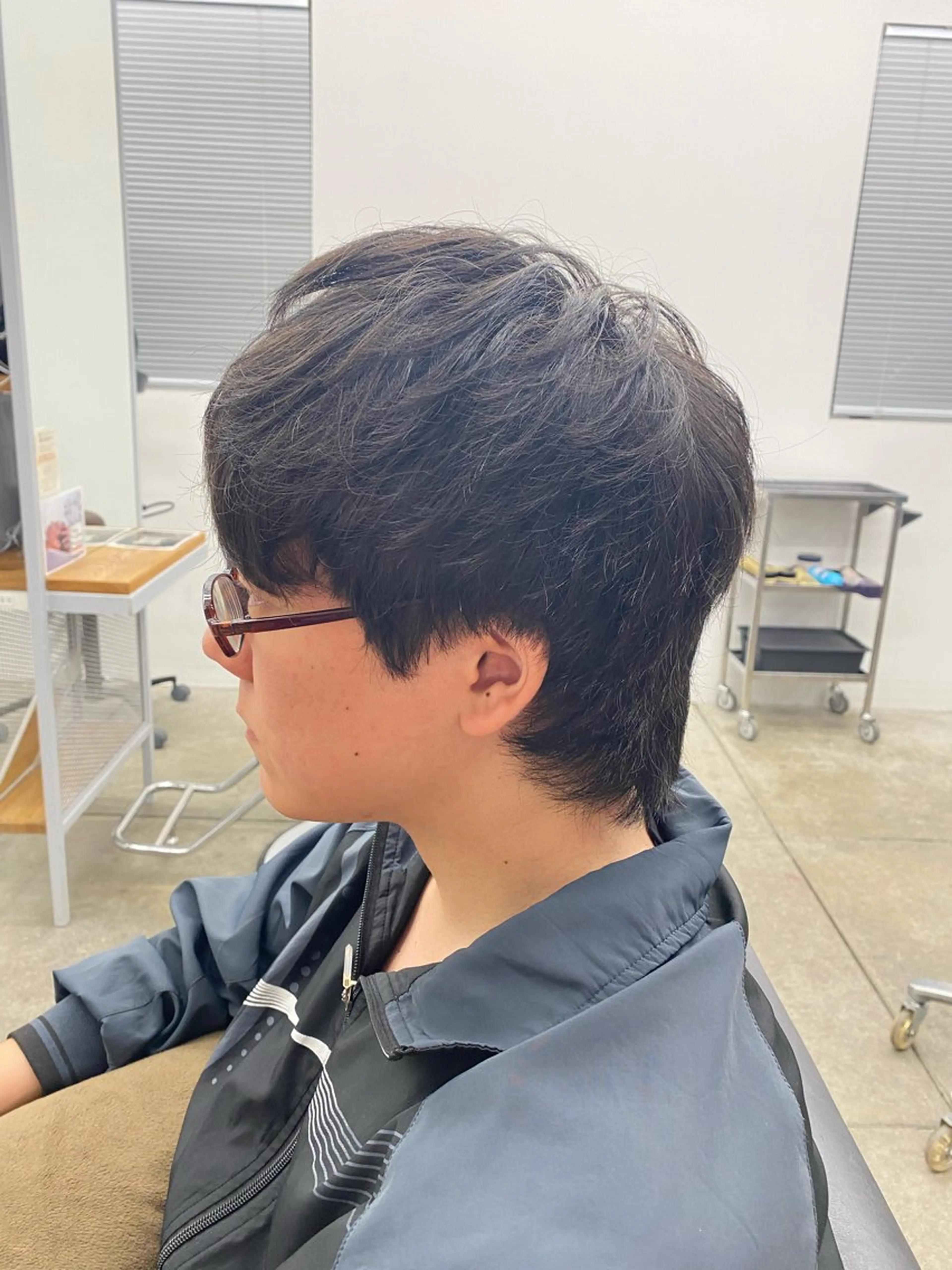 メンズ マッシュ メンズウルフカット ウルフカット 中村 ひなののヘアスタイル