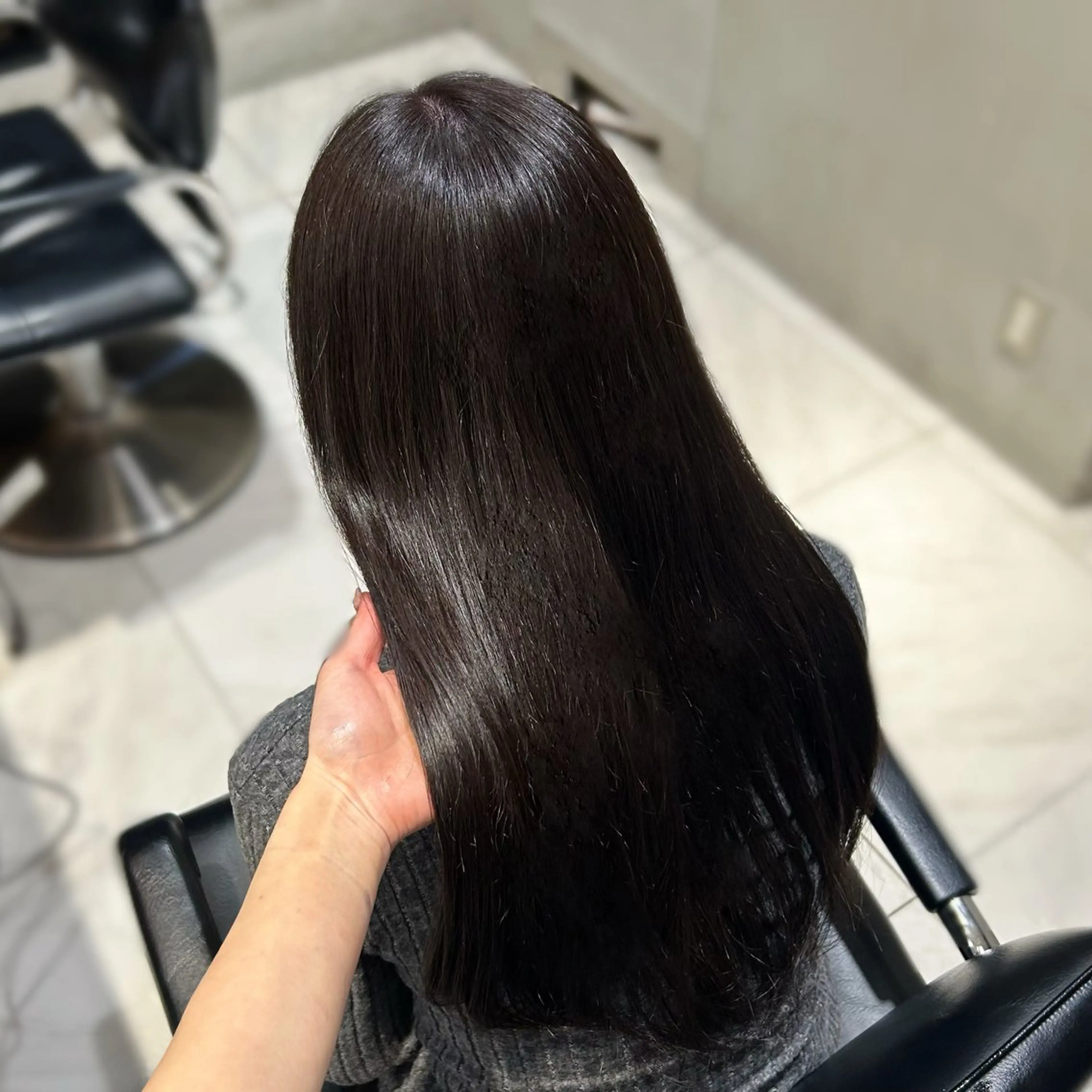 ロング カット ヘアカラー 艶カラー /kokona🤍のヘアスタイル