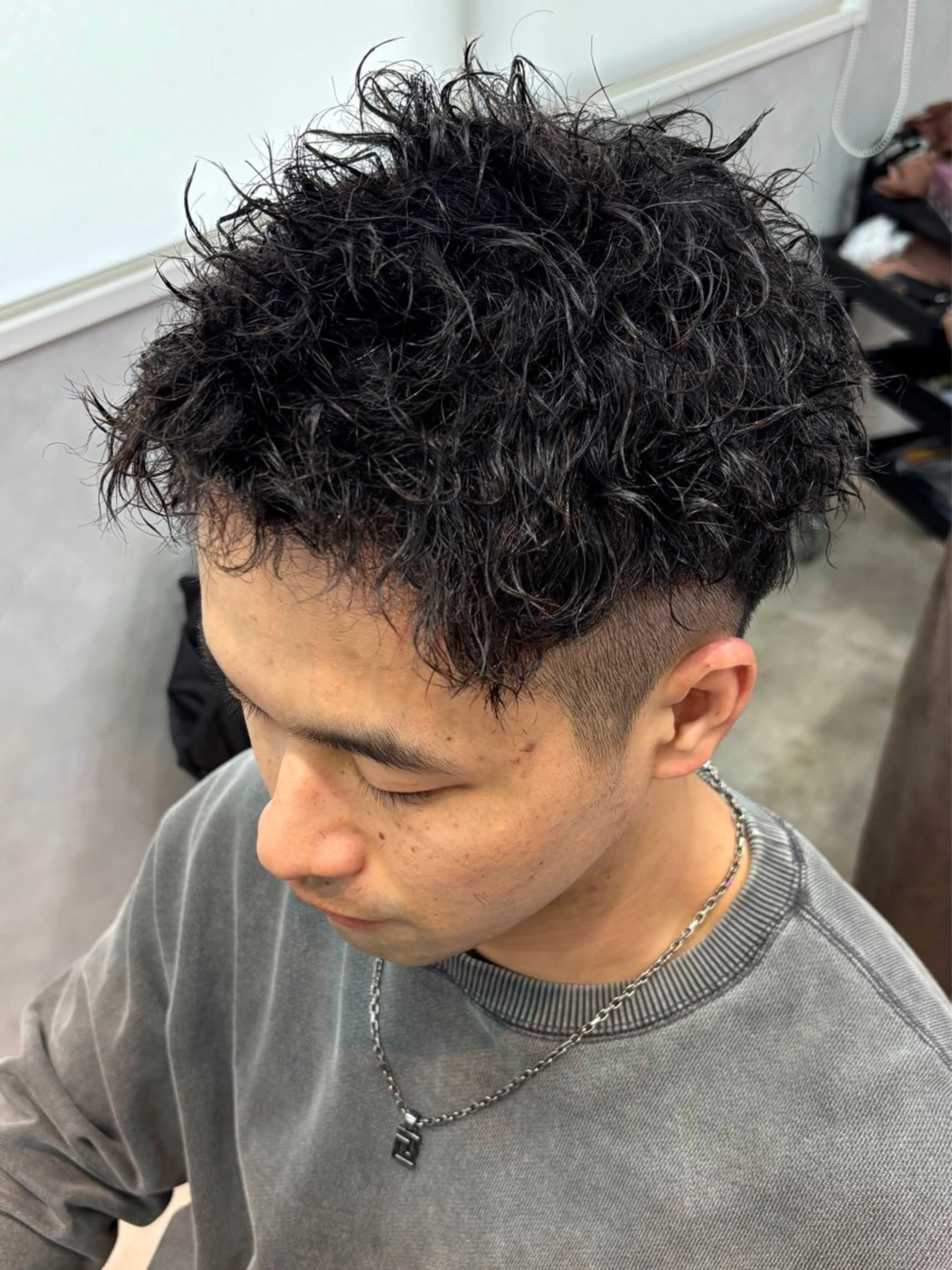 ショート パーマ メンズ カット パーマ Miura Kaitoのヘアスタイル