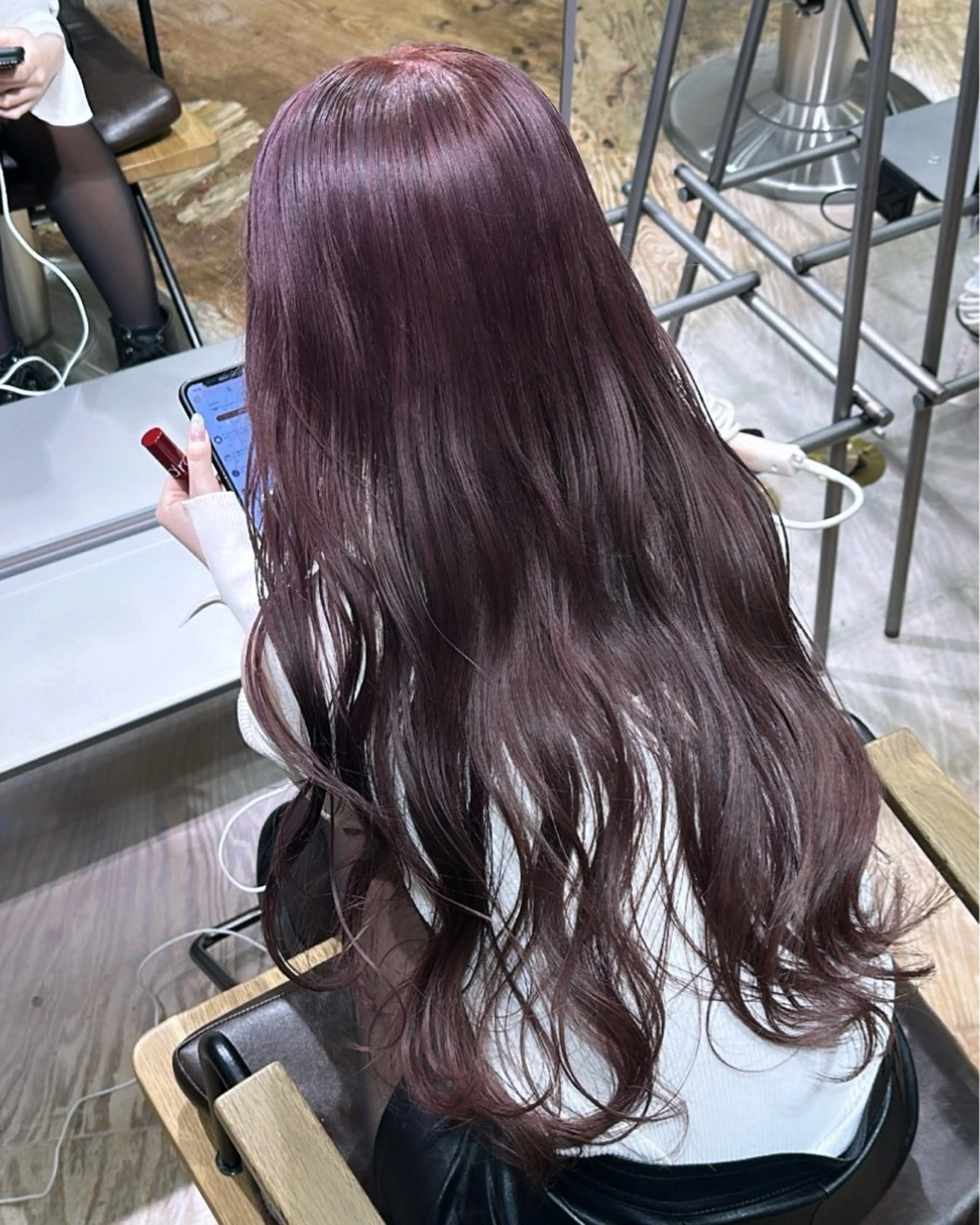 ロング カラー ササキカズマ〻透明感 〻色落ち〻赤み消しのヘアスタイル