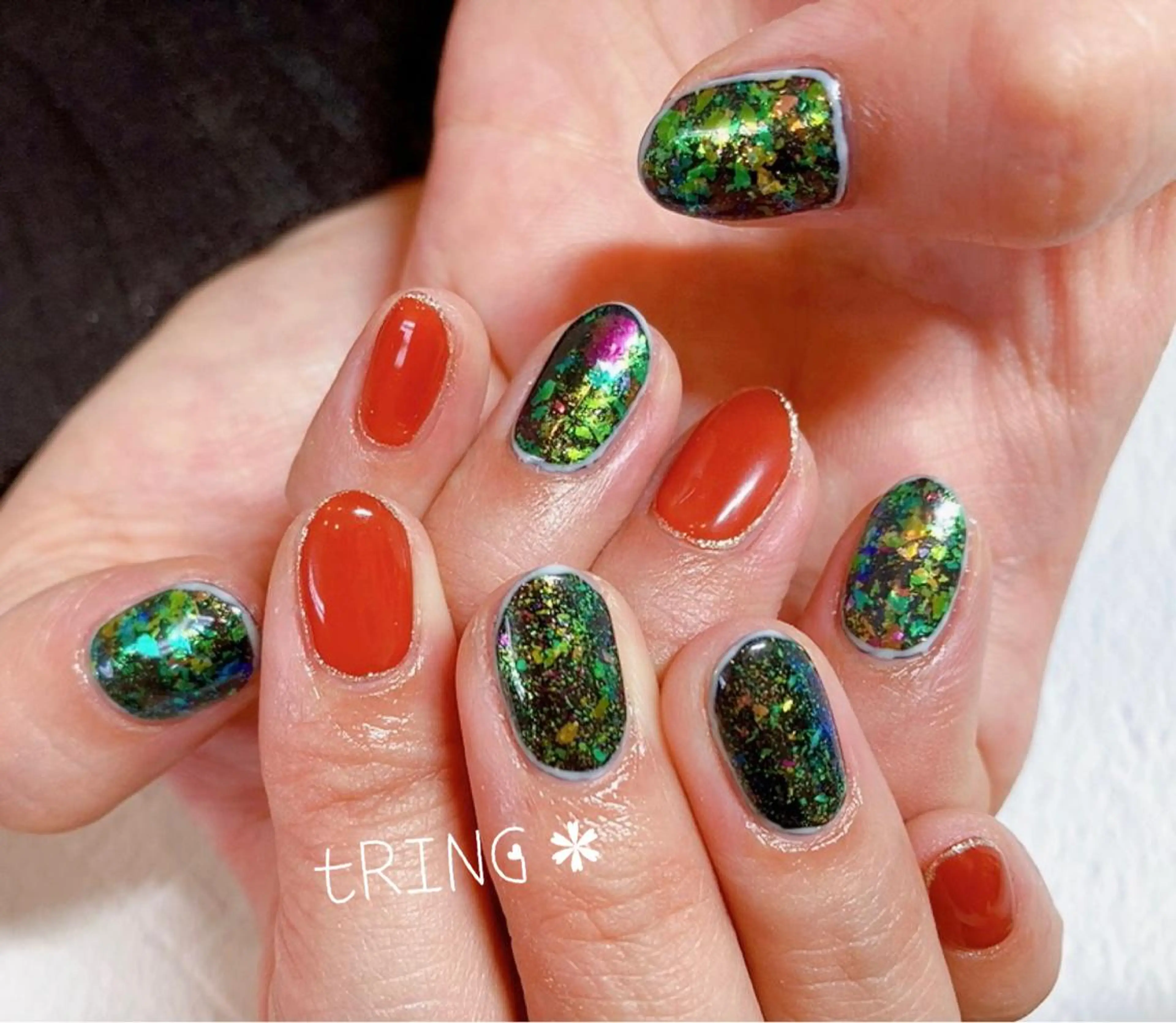 ネイル ハンドネイル tRING* しいの木台のネイルデザイン