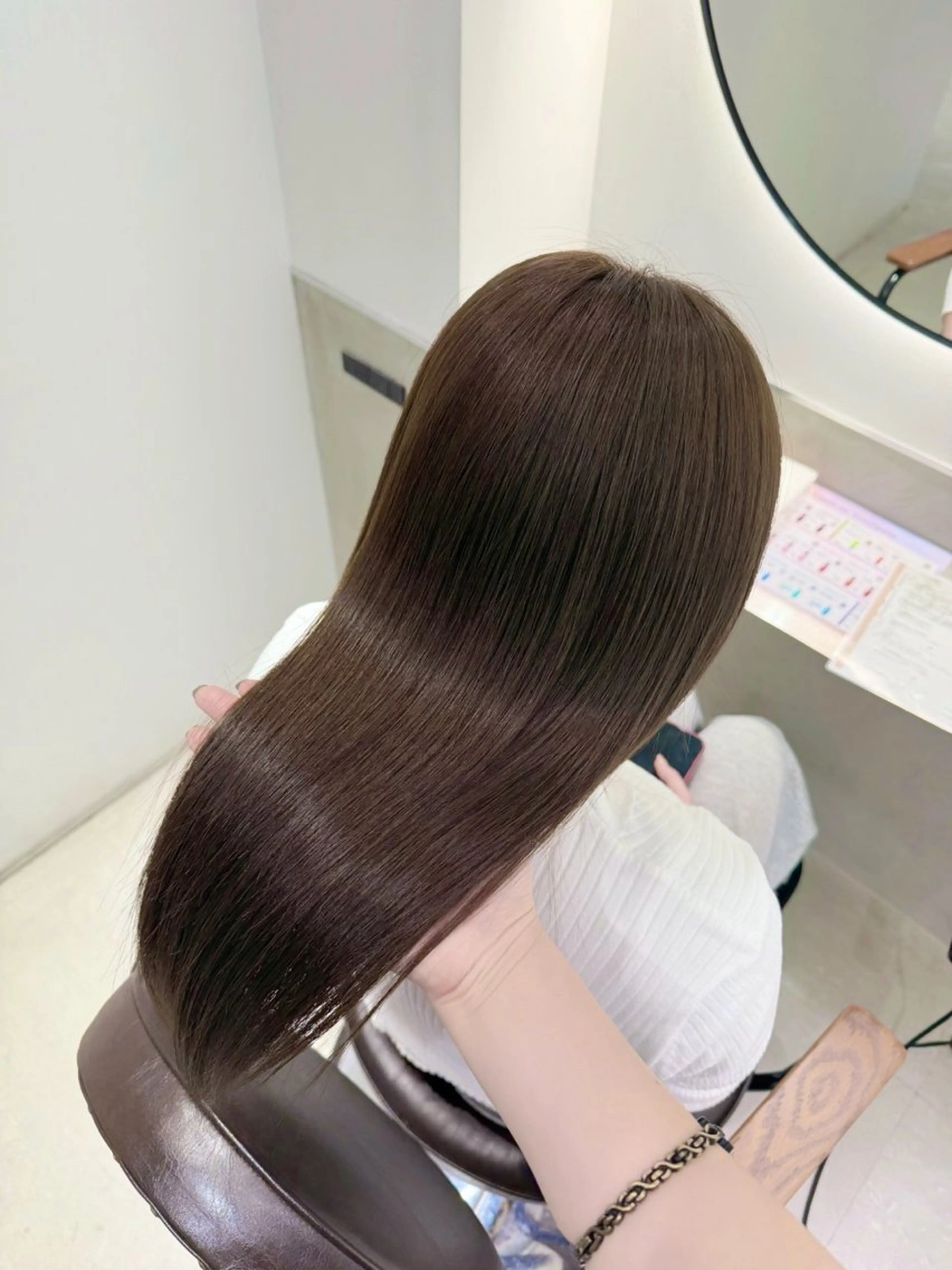 ロング 髪質改善 トリートメント カット ヘアカラー トリートメント 艶髪カラー🫧 髪質改善🪽萩原のヘアスタイル