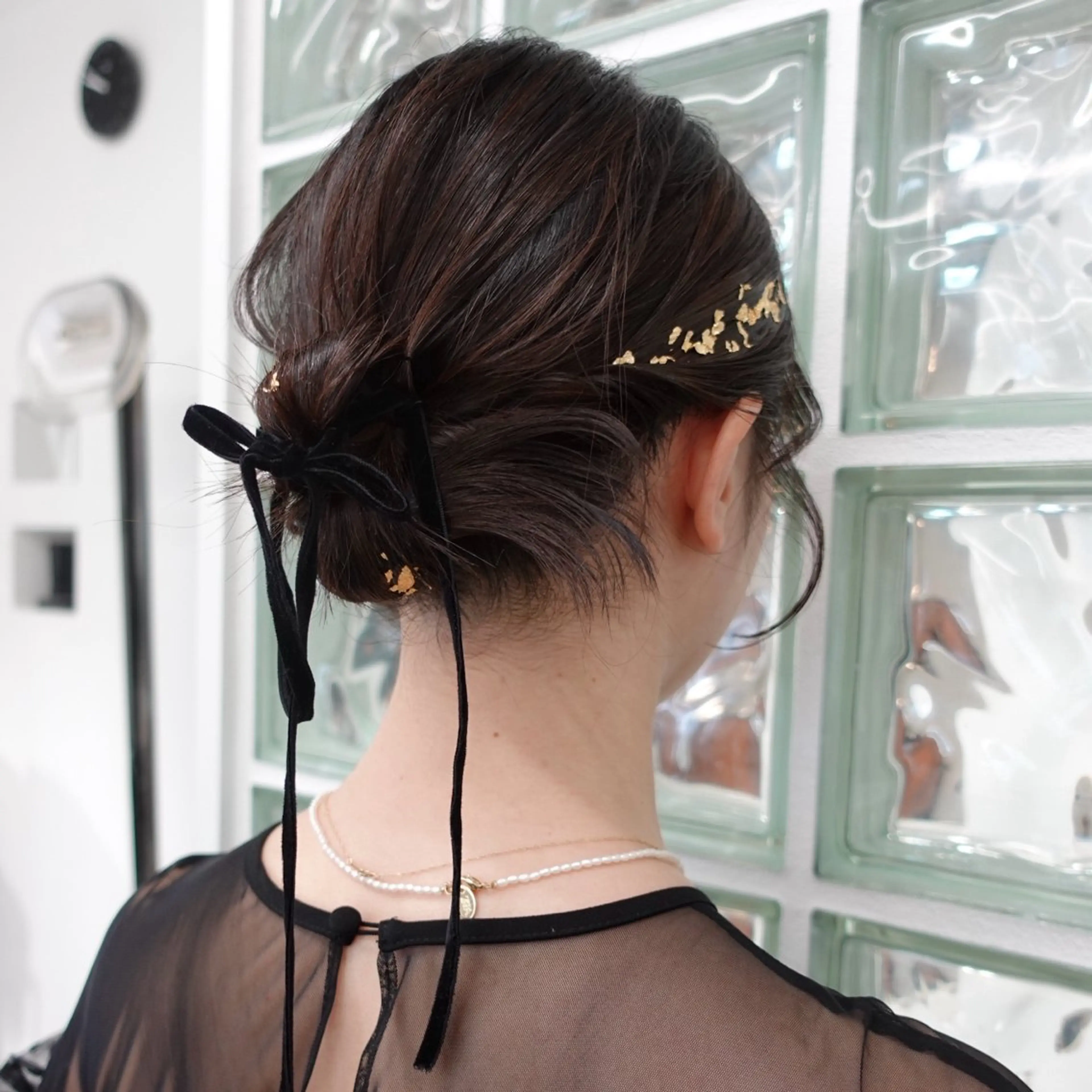 ミディアム ヘアアレンジ ボブ ヘアセット 🌐サトウ リョウ🌐のヘアスタイル