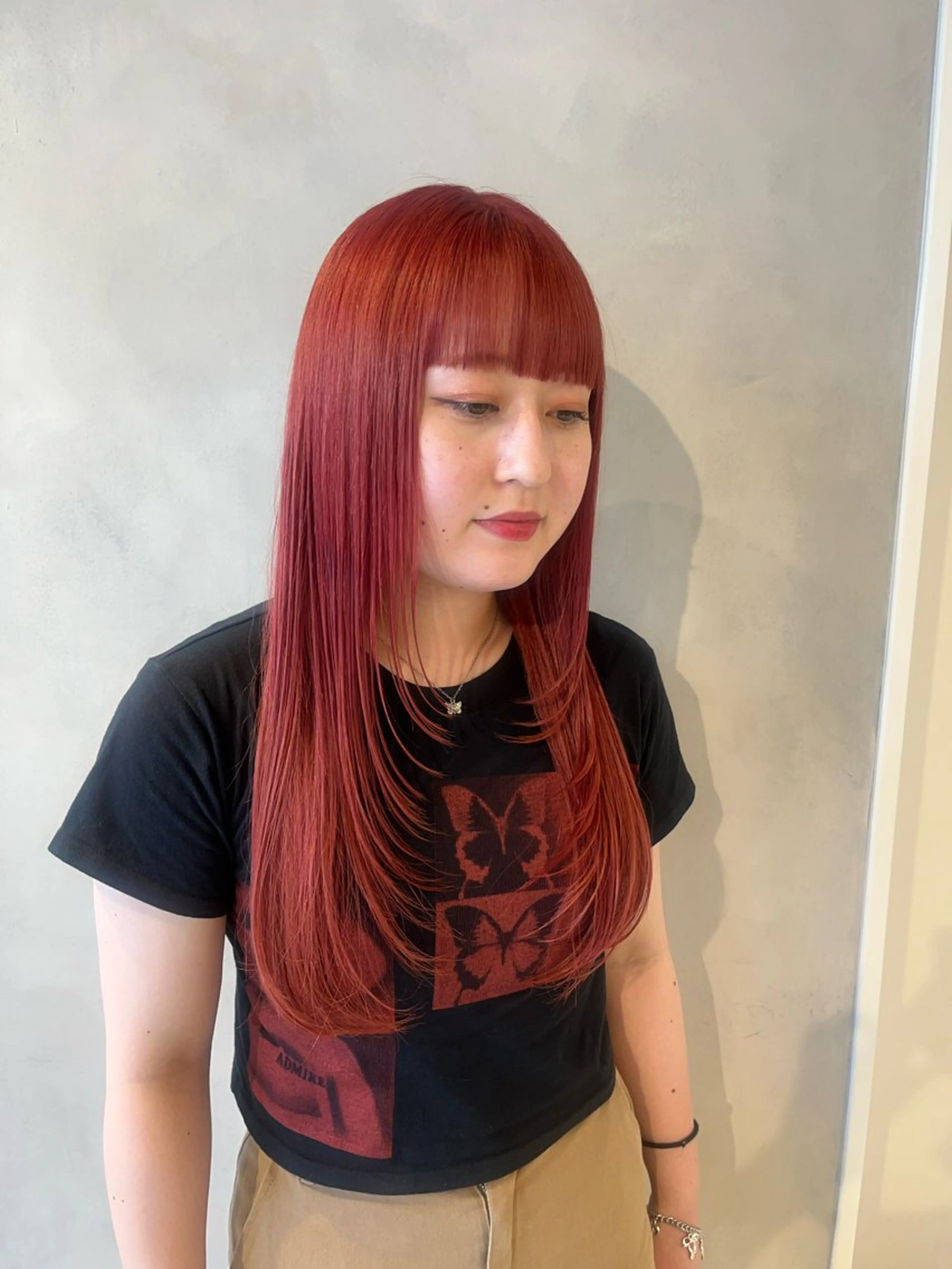 ロング カラー カット ヘアカラー トリートメント ボブ/ベージュ/ パーマ🪿近森ゆいのヘアスタイル