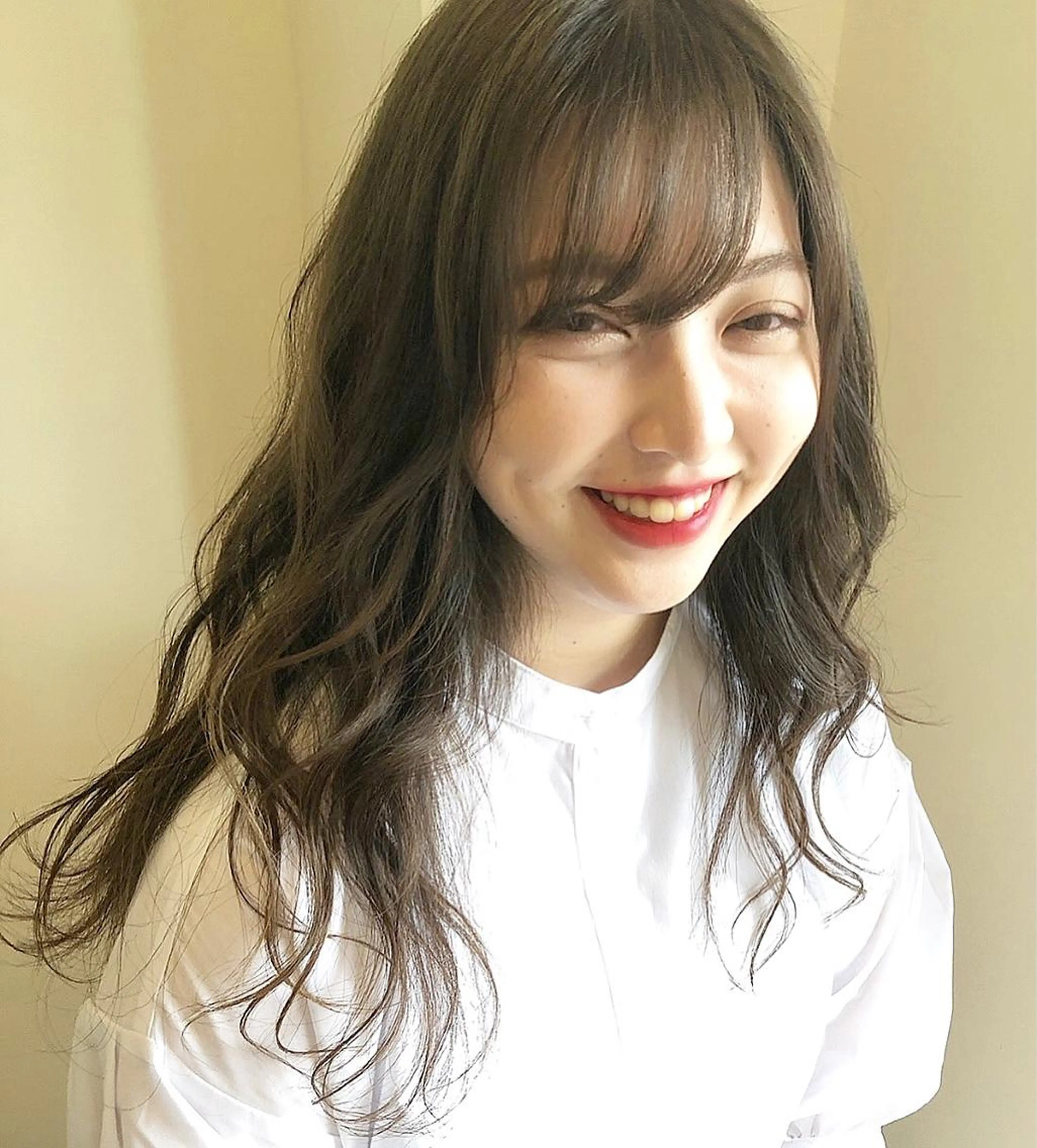 ロング カット ヘアカラー 永井 亜実のヘアスタイル