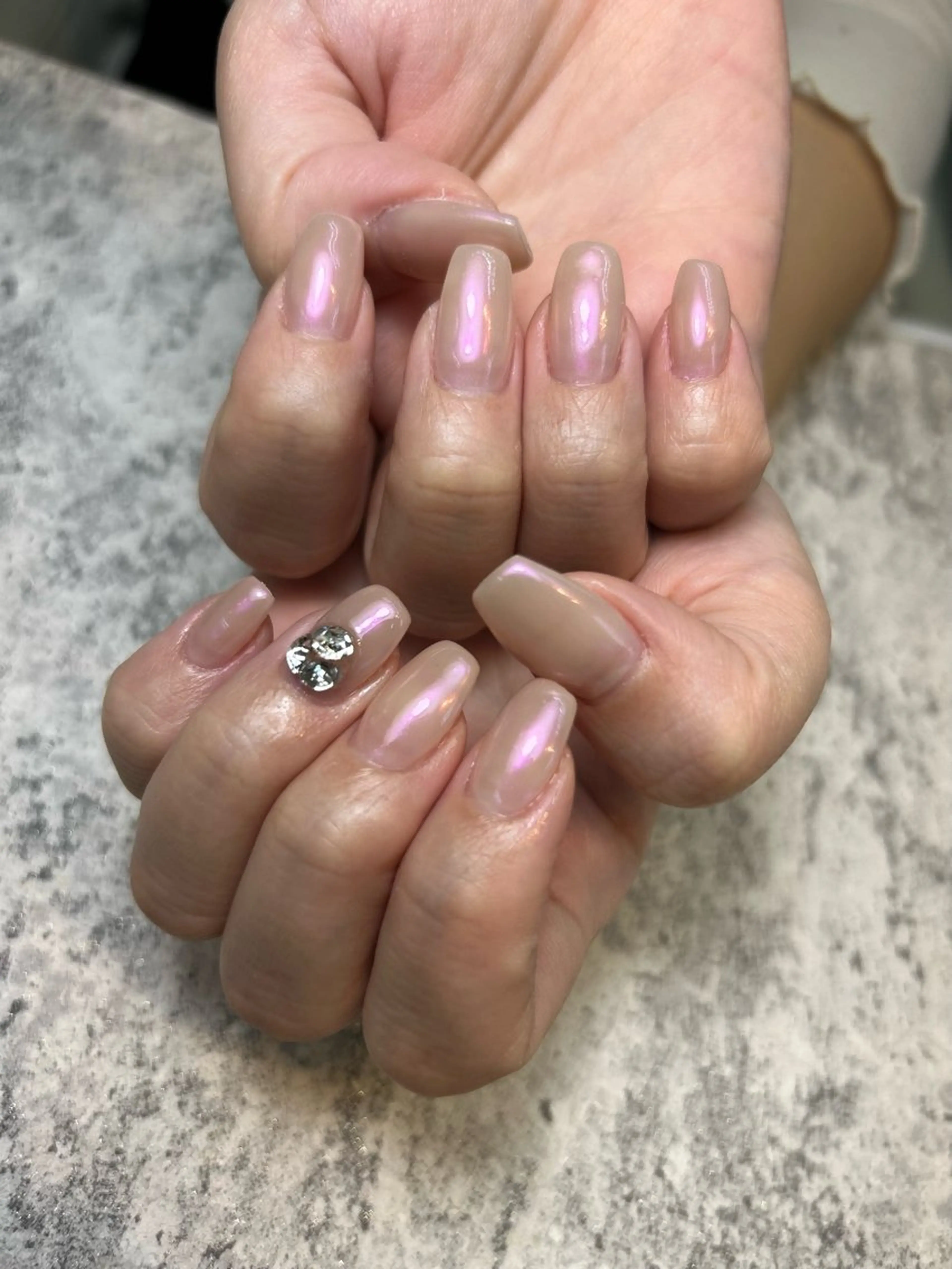 ネイル オーロラネイル 東十条muumii ネイルまつ毛のネイルデザイン