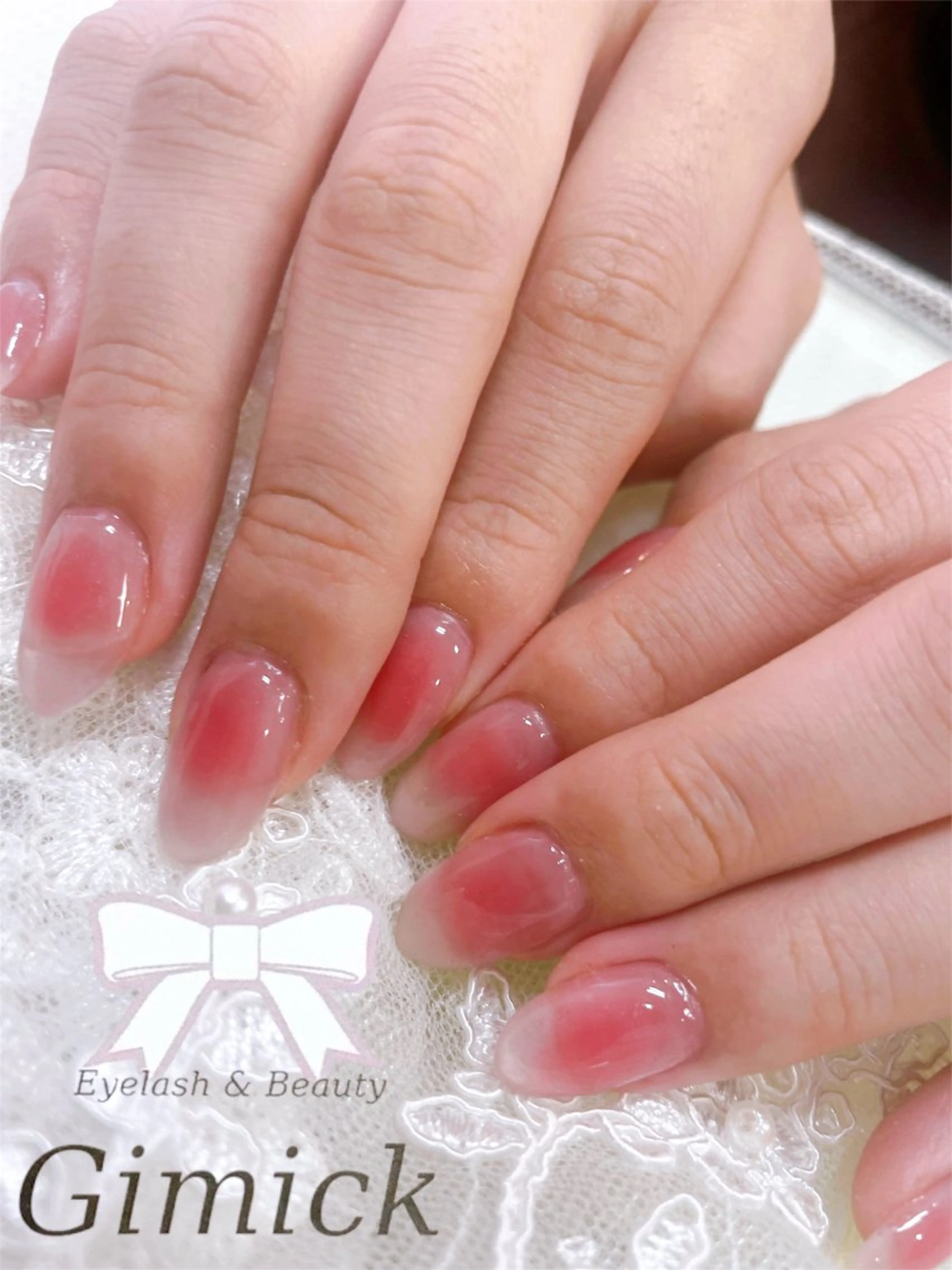 ネイル チークネイル マグネットネイル Gimick所属・Gimick 🎀のネイルデザイン